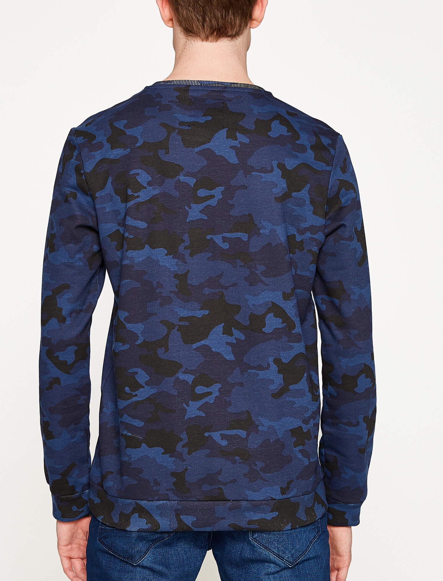   Kamuflaj Desenli Sweatshirt