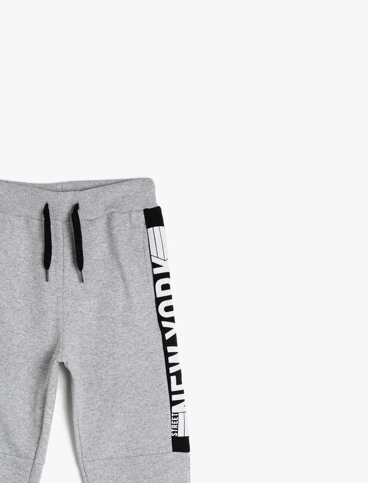 Erkek Çocuk Baskılı Belden Bağlamalı Normal Bel Eşofman Altı