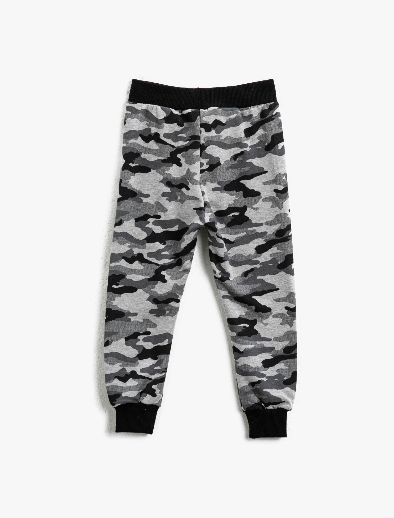  Erkek Çocuk Kamuflaj Desenli Normal Bel Eşofman Altı