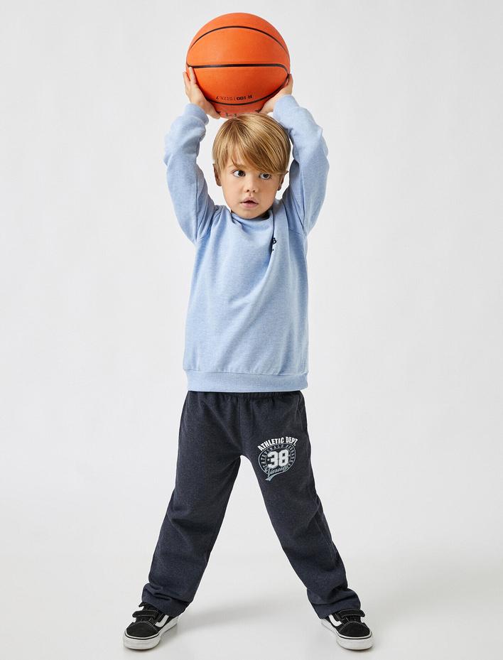 Erkek Çocuk Baskılı Eşofman Altı