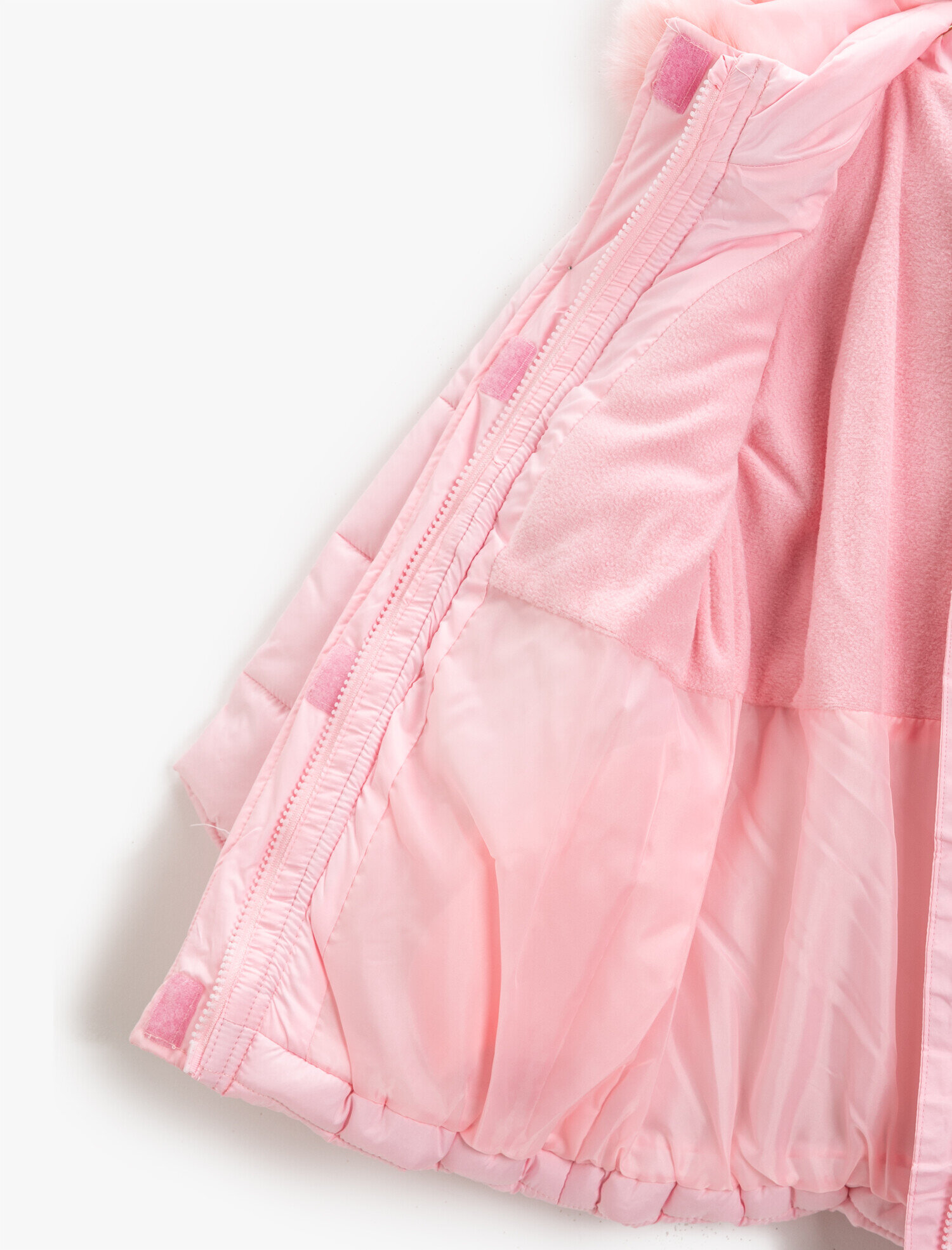  Kız Çocuk Kapüşonlu Anorak Şişme Mont