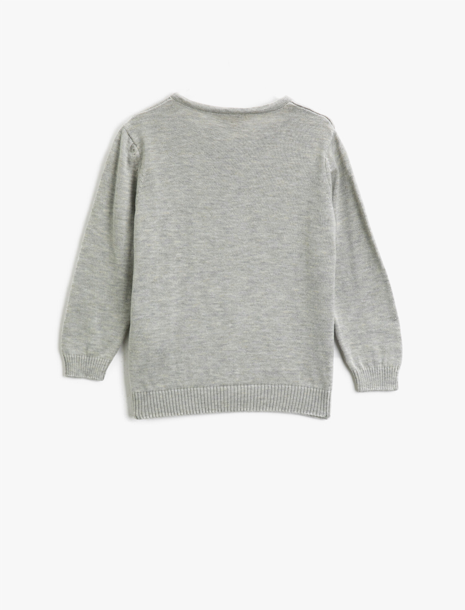  Kız Çocuk Düğmeli Cepli Uzun Kollu Hırka