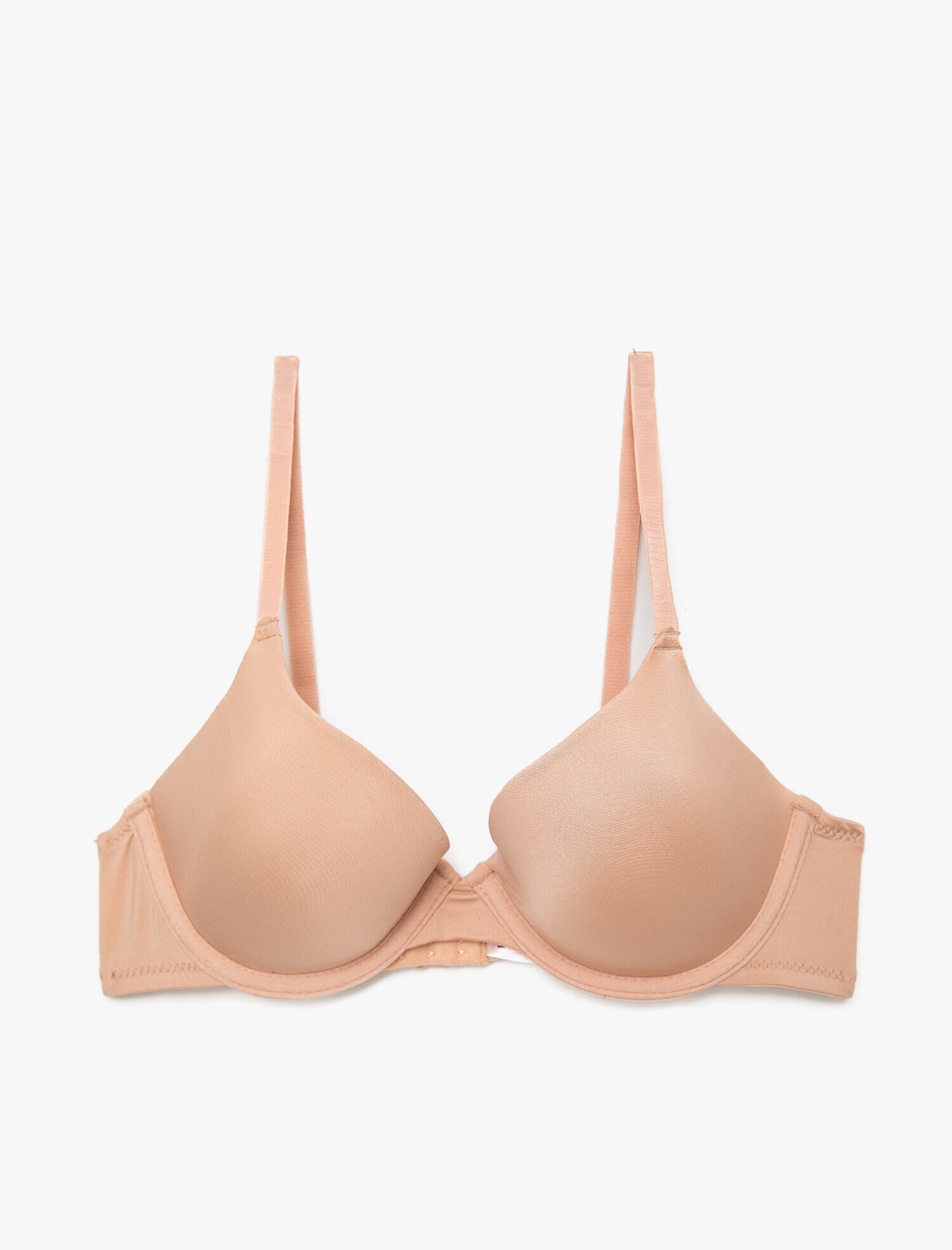   T-Shirt Kaplı/Pedli Dolgusuz Balenli Comfort Sütyen