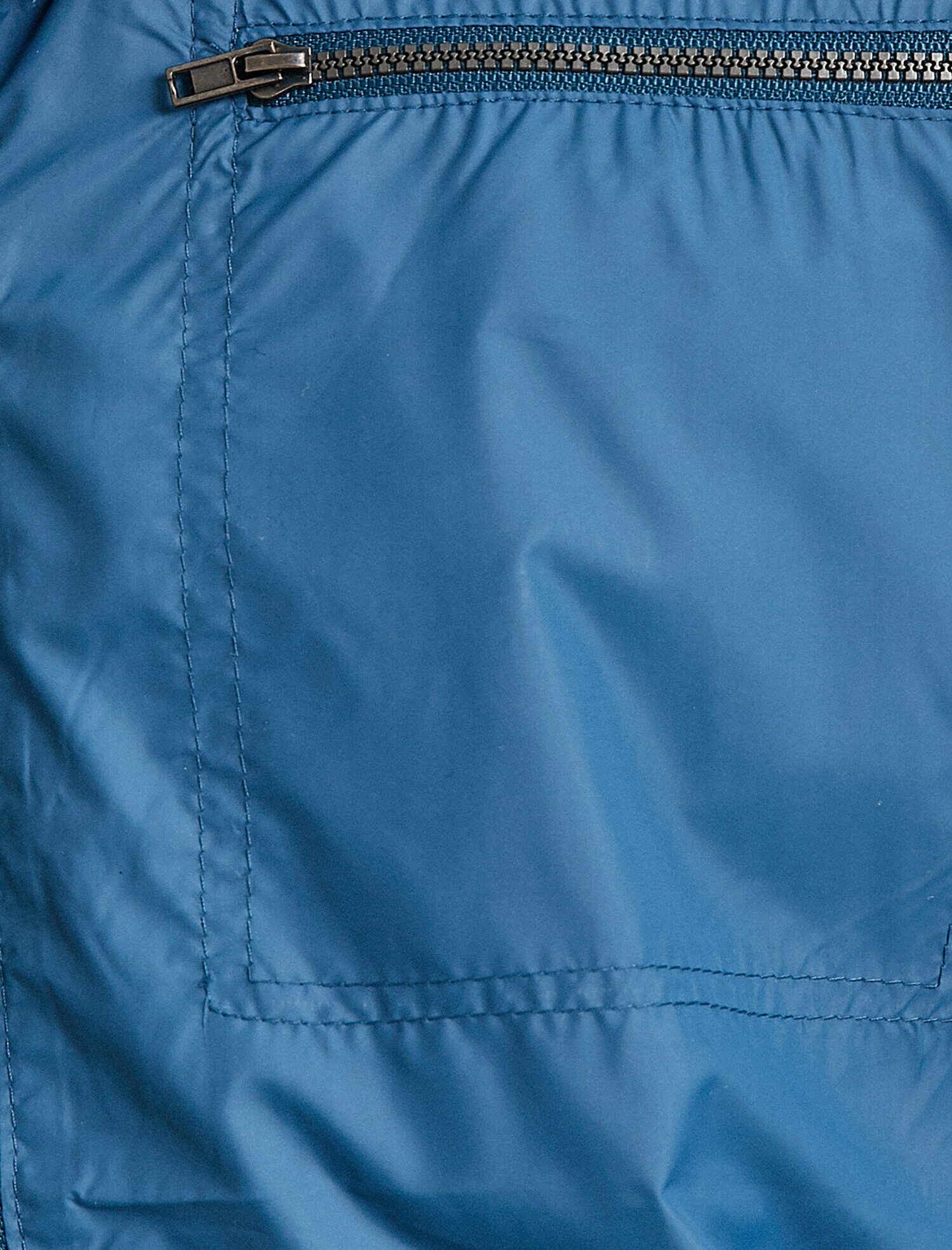 Kapüşonlu Mont Cepli Fermuarlı