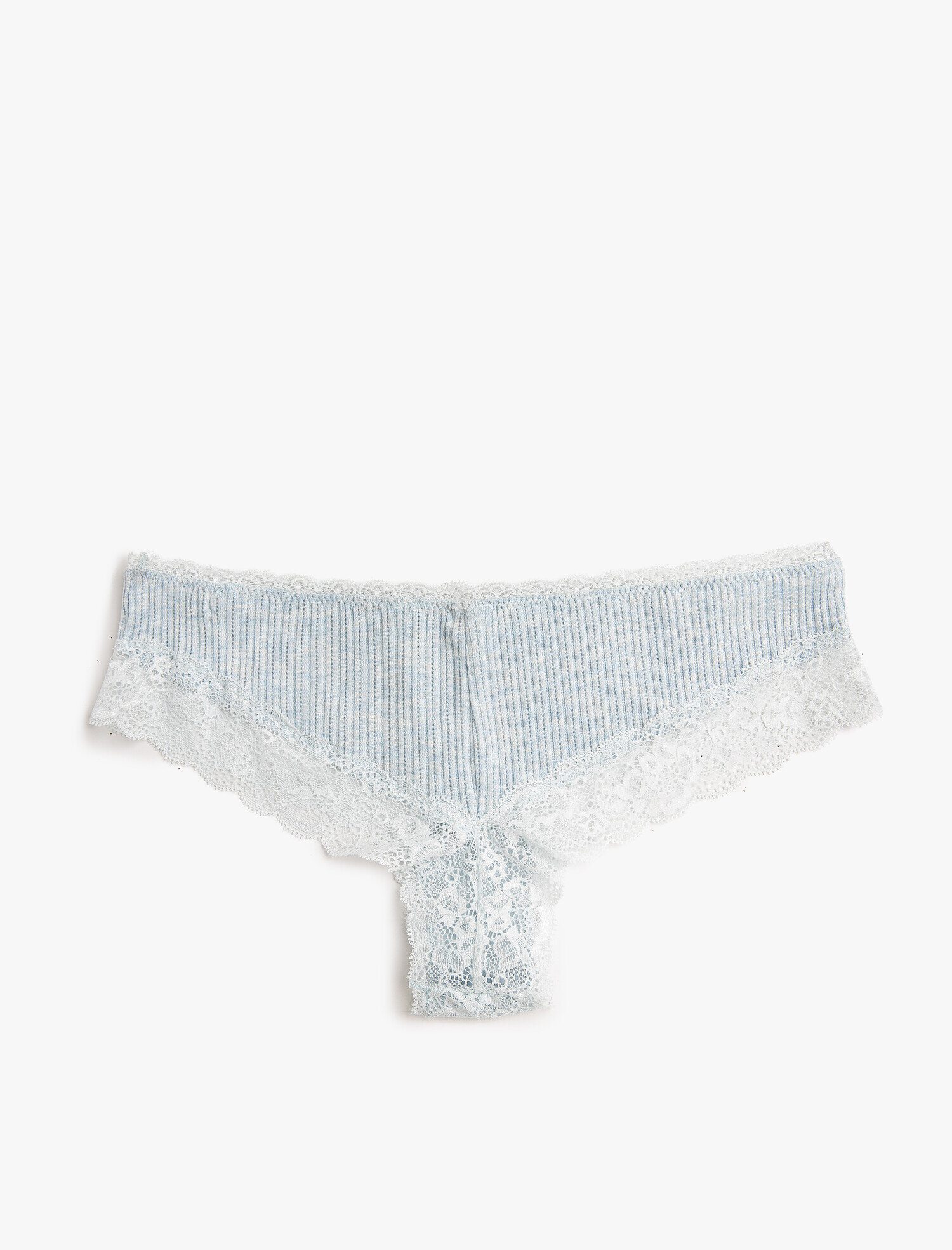   Organik Pamuklu Dantelli Brazilian Külot