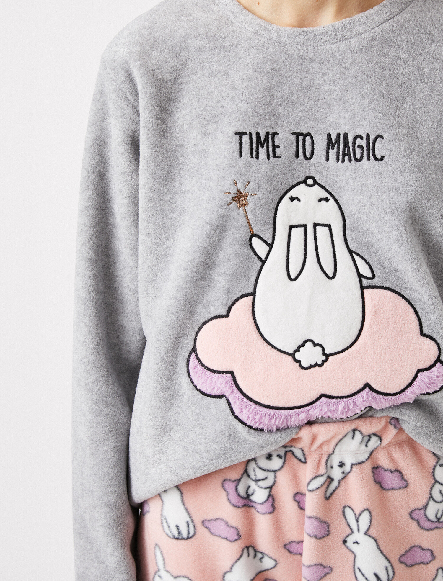   Polar Hayvan Baskılı Pijama Takımı