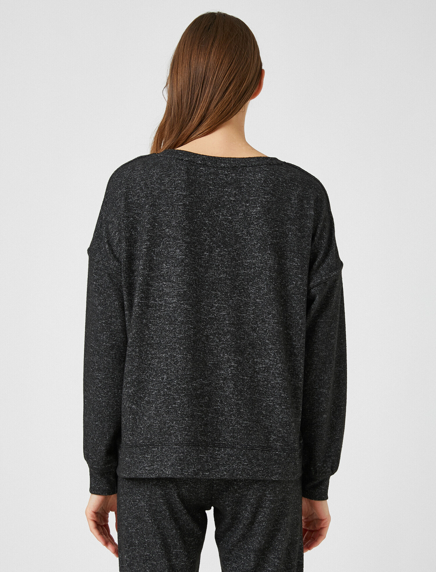   Bisiklet Yaka Pijama Üstü