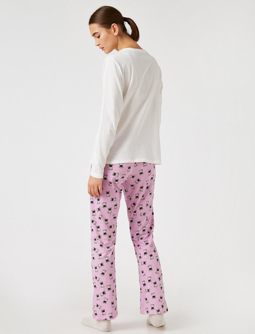   Baskılı Pijama Takımı