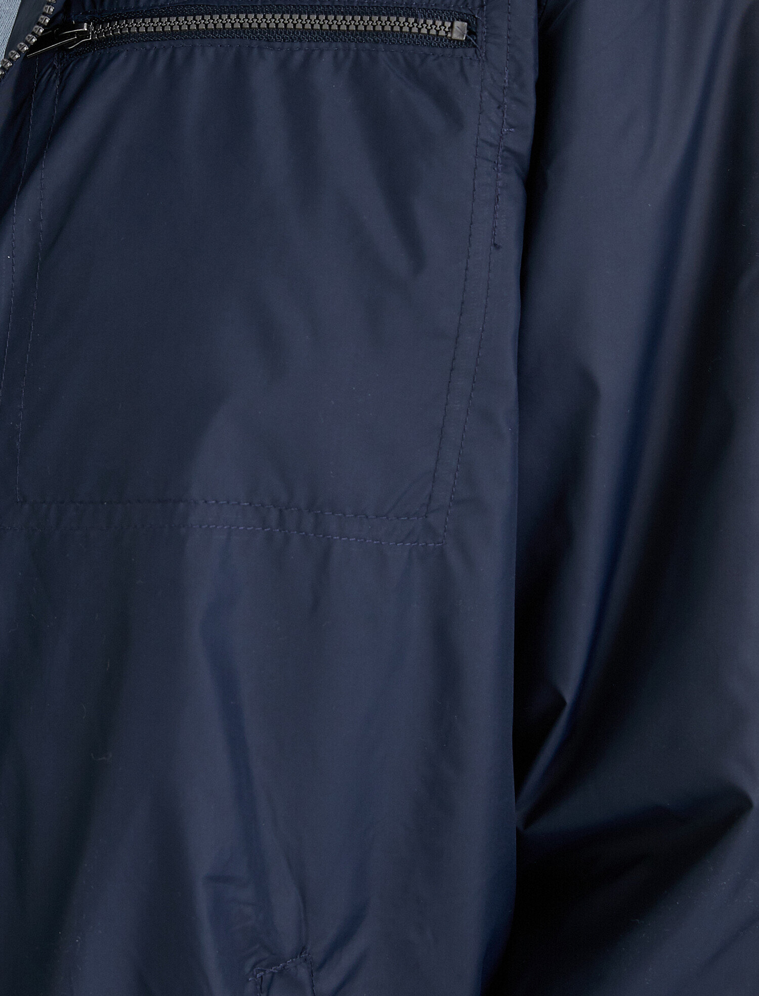   Kapüşonlu Mont Cepli Fermuarlı