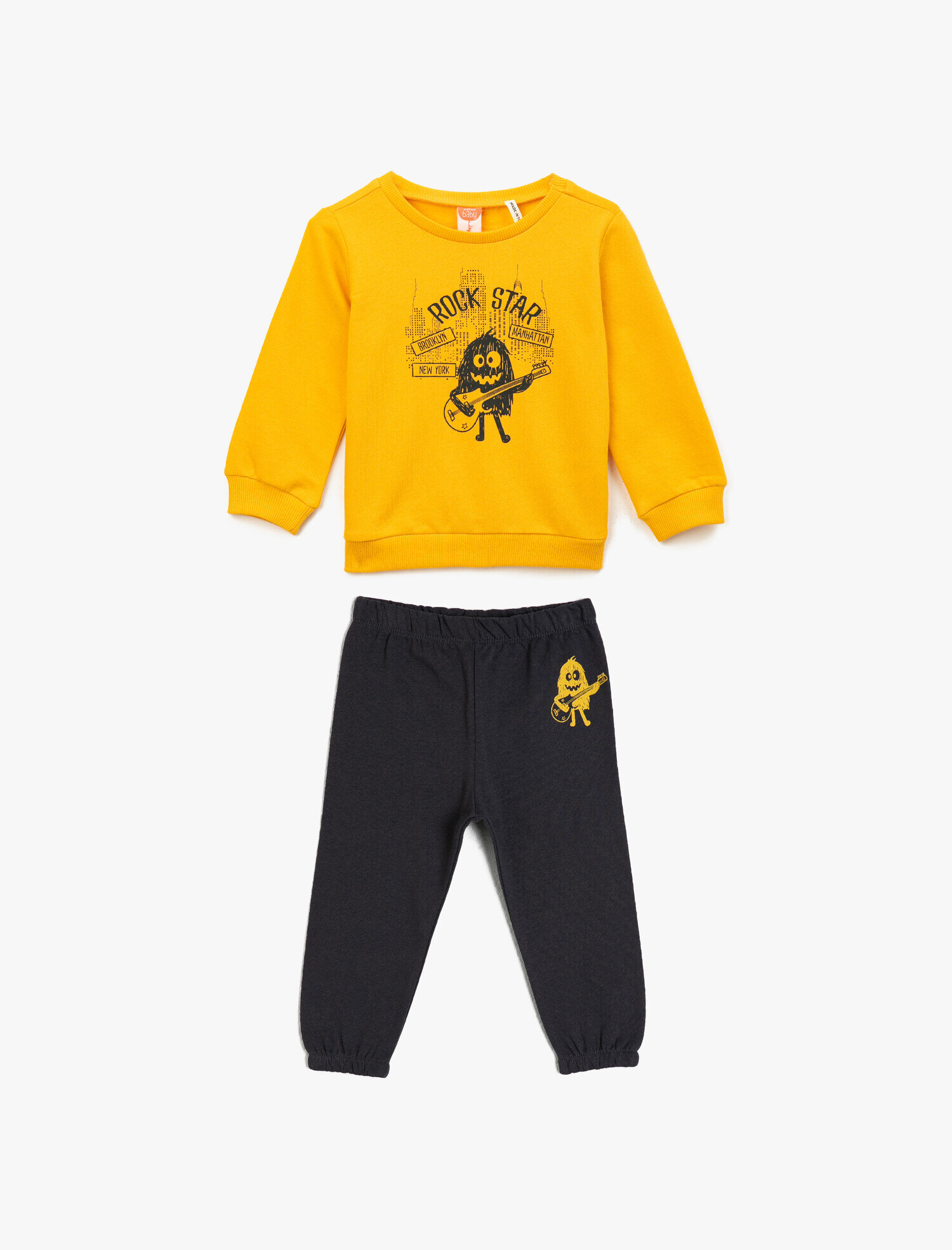  Erkek Bebek Baskılı Normal Bel Eşofman Altı