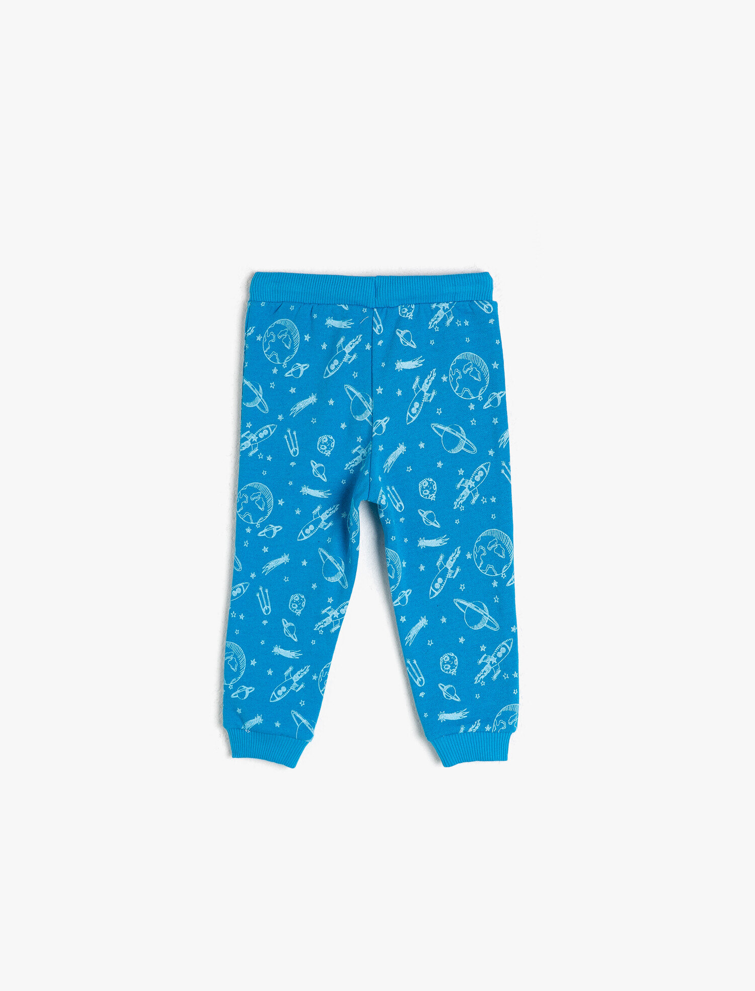  Erkek Bebek Belden Bağlamalı Baskılı Normal Bel Eşofman Altı