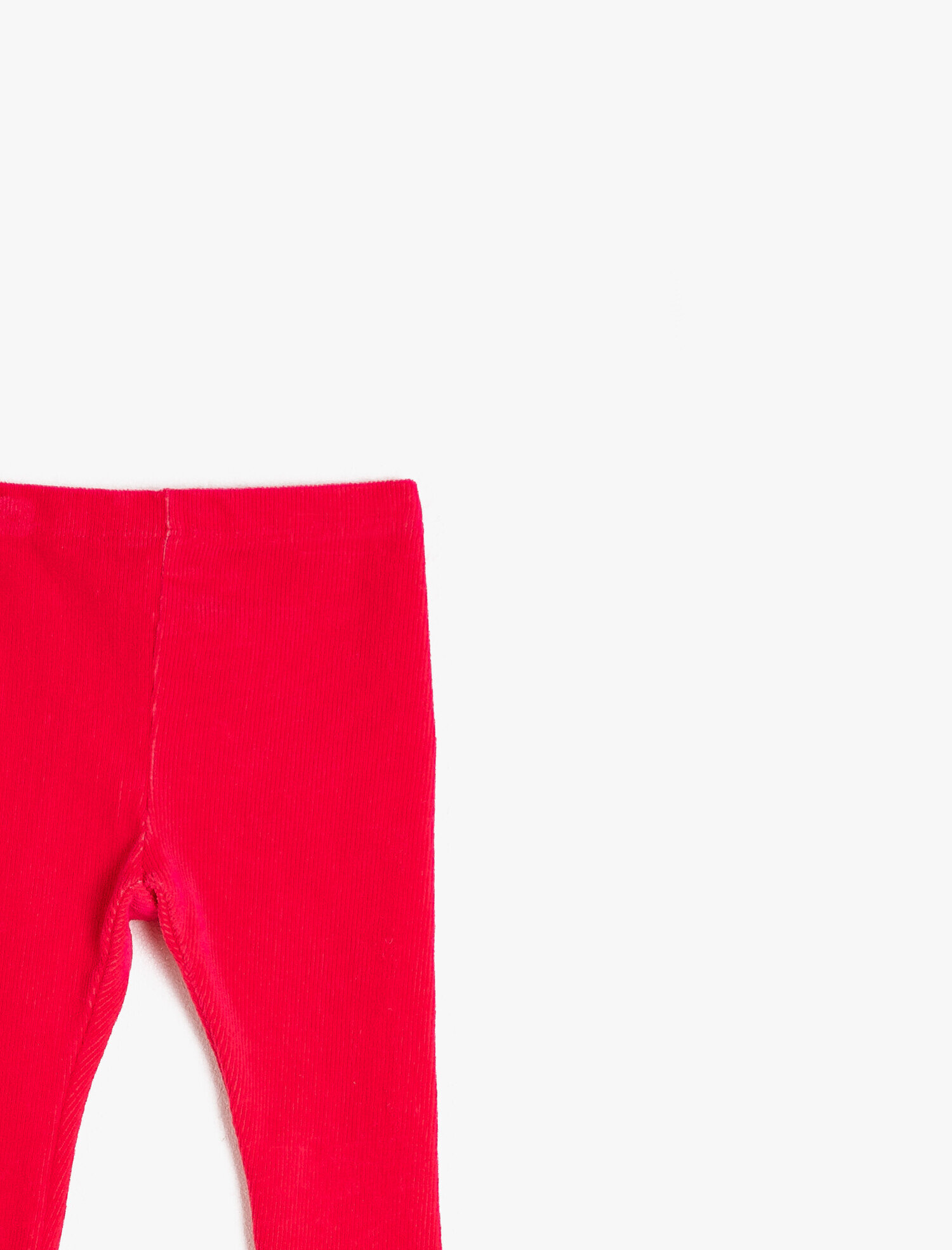  Kız Bebek Fitilli Kadife Tayt