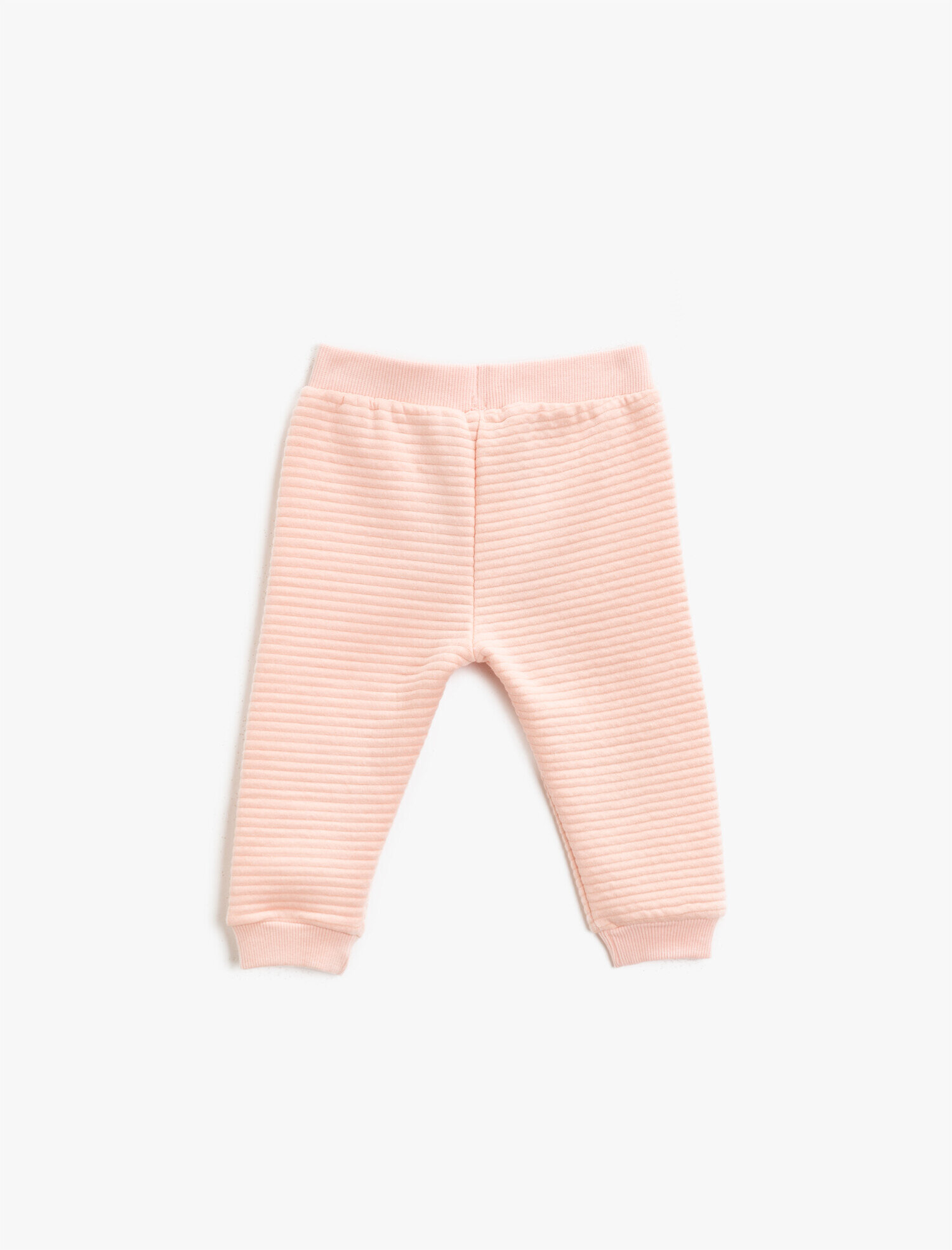  Kız Bebek Simli Baskılı Pamuklu Eşofman Altı