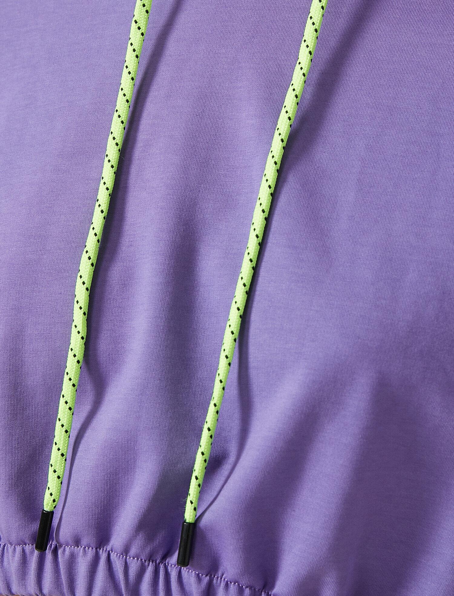   Crop Sweatshirt Kapüşonlu Pamuklu