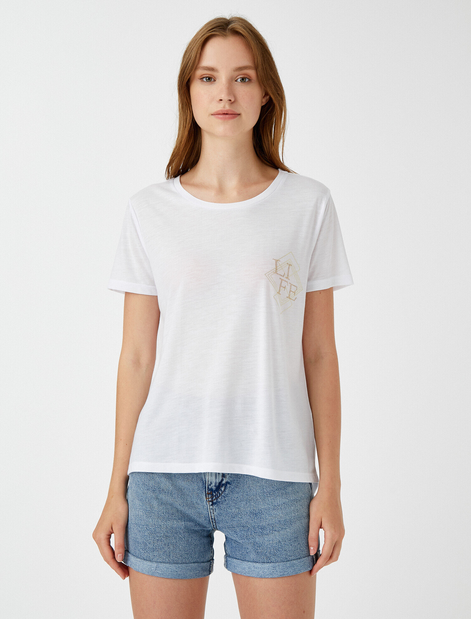   Baskılı Kısa Kol Tişört