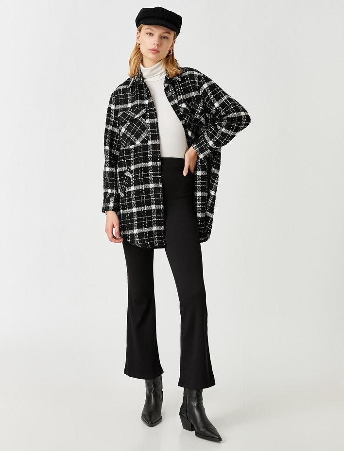  Ekose Ceket Gömlek Shacket