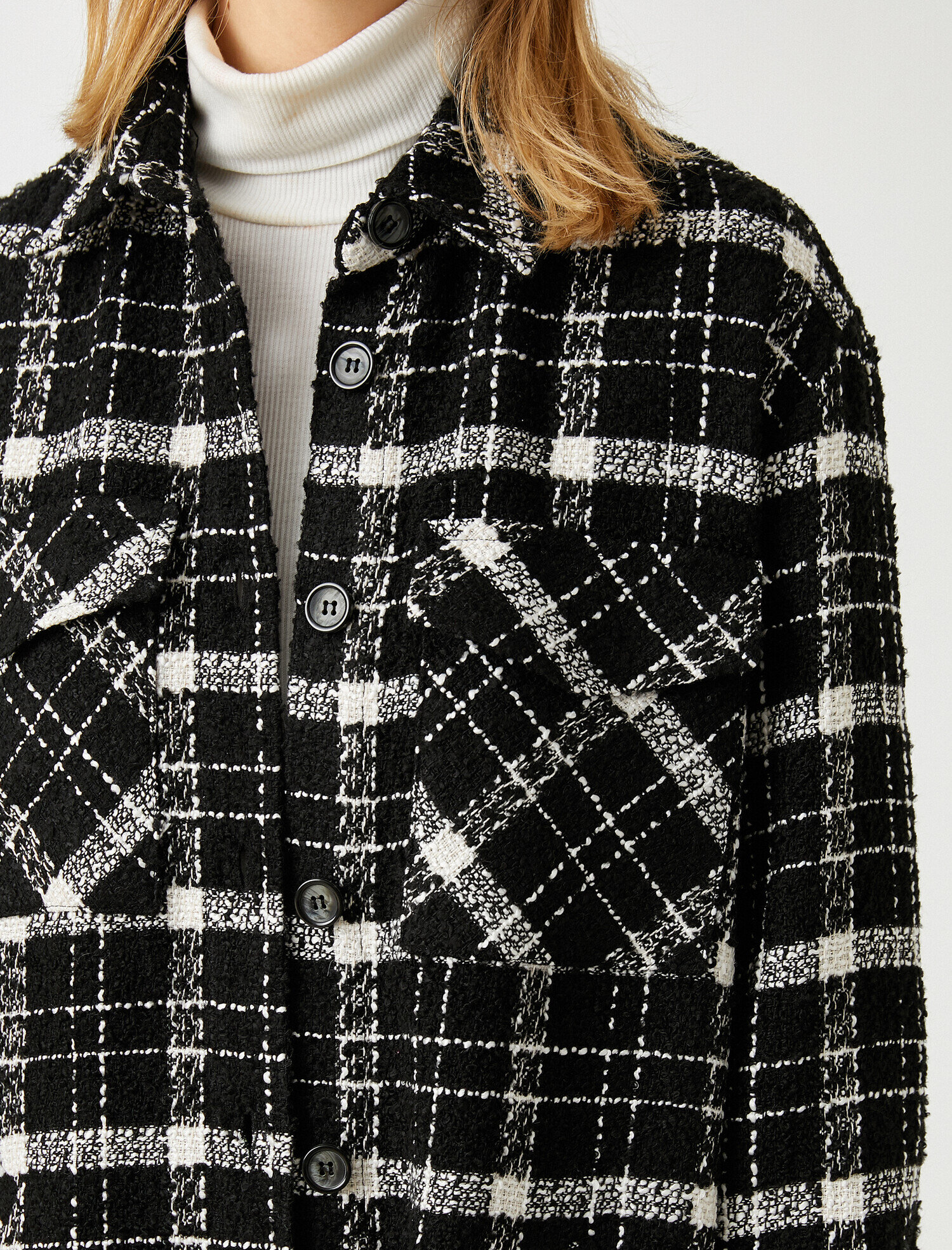   Ekose Ceket Gömlek Shacket