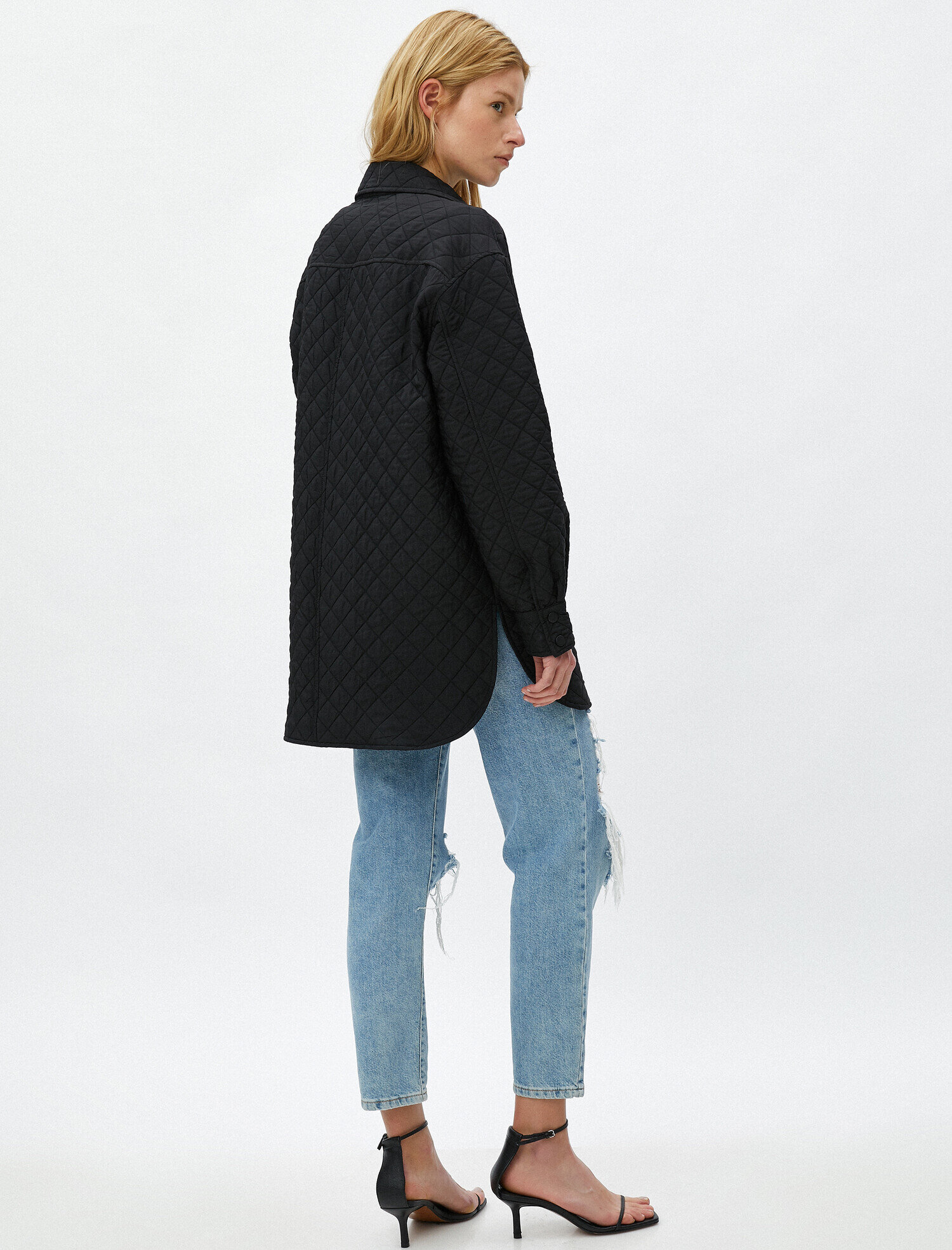   Kapitoneli Cepli Ceket