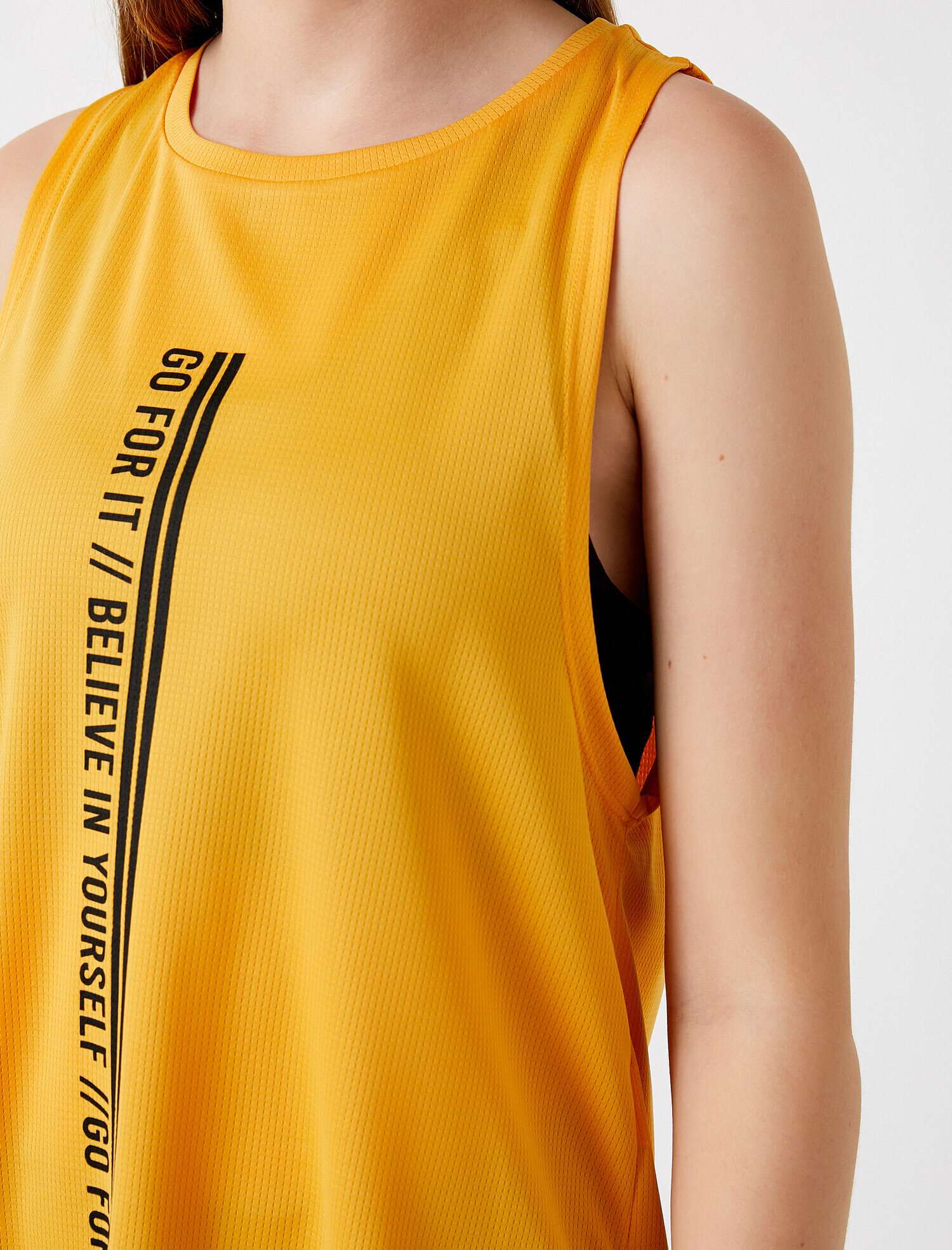   Slogan Spor Atlet Halter Yaka