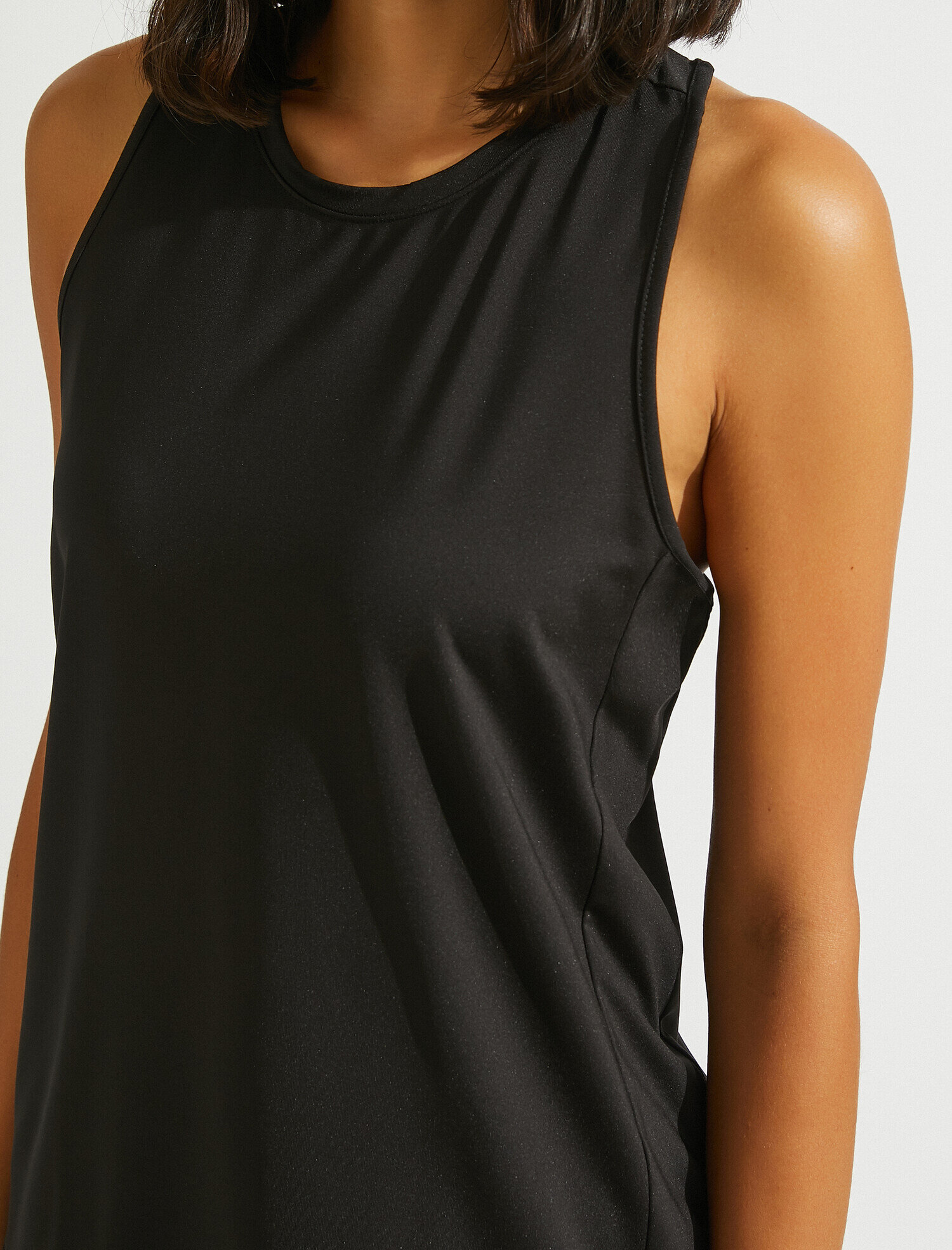   Sloganlı Atlet Bisiklet Yaka Tanktop