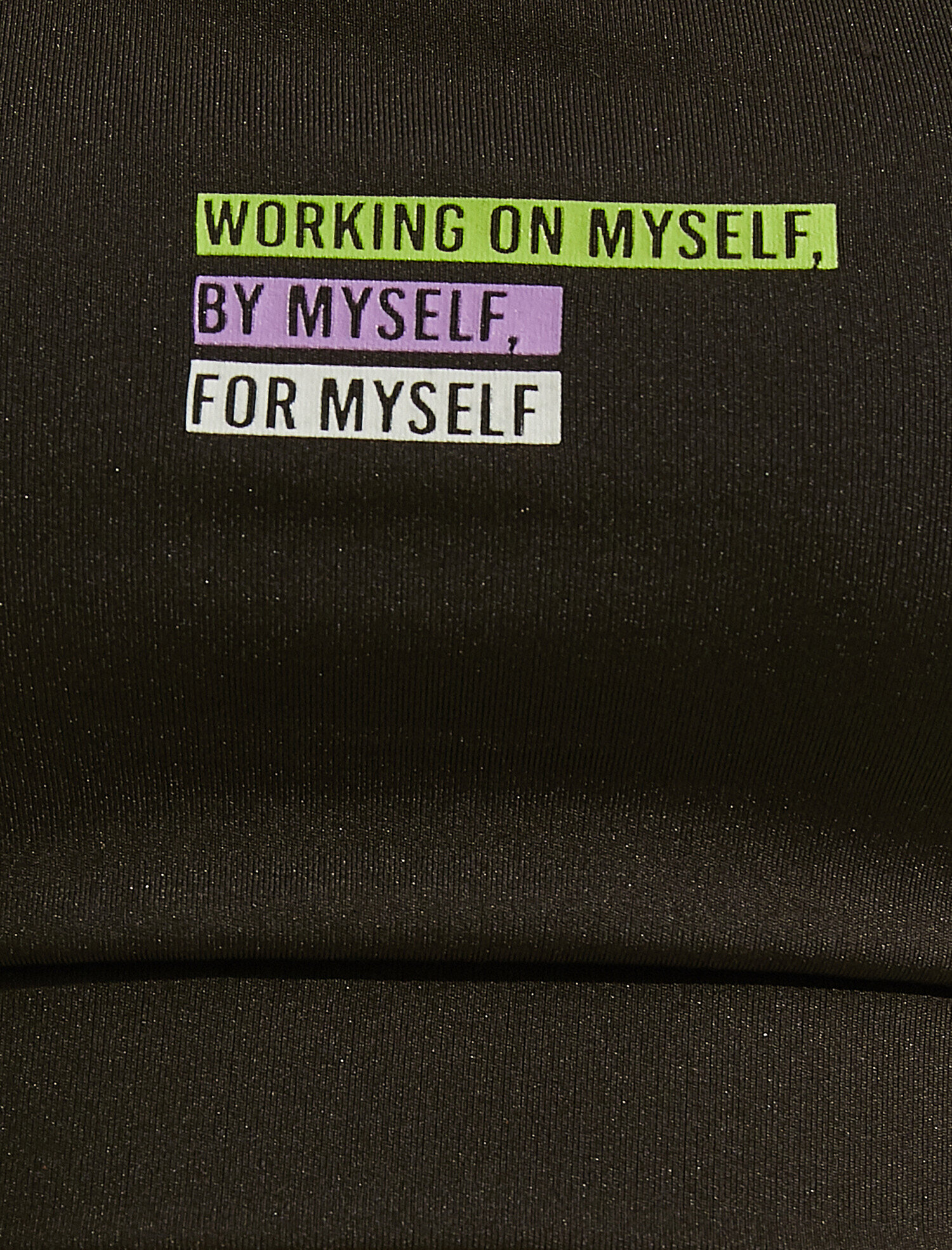   Sloganlı Sporcu Sütyeni