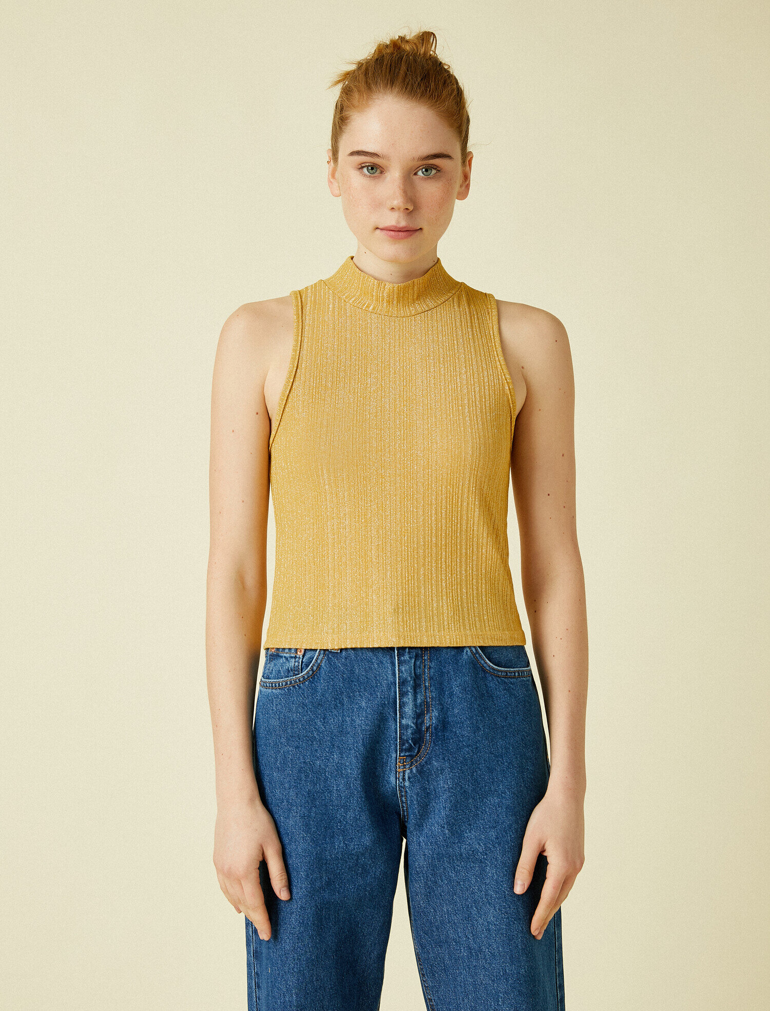   Dik Yaka Atlet Fitilli Tanktop