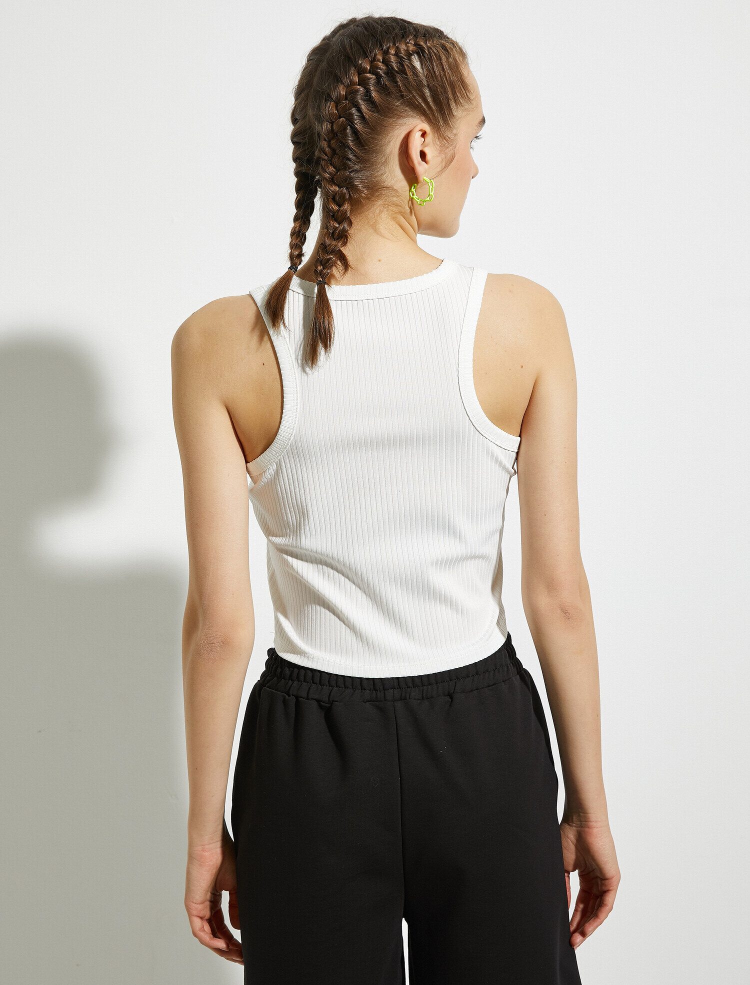   Fitilli Atlet Halter Yaka Tanktop