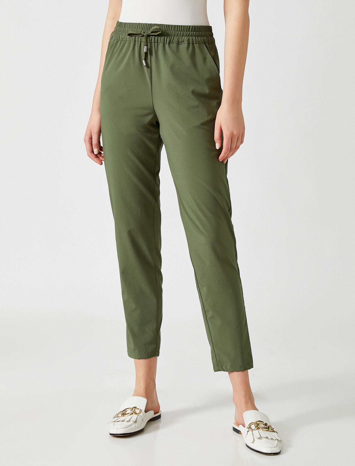   Belden Bağlamalı Pantolon