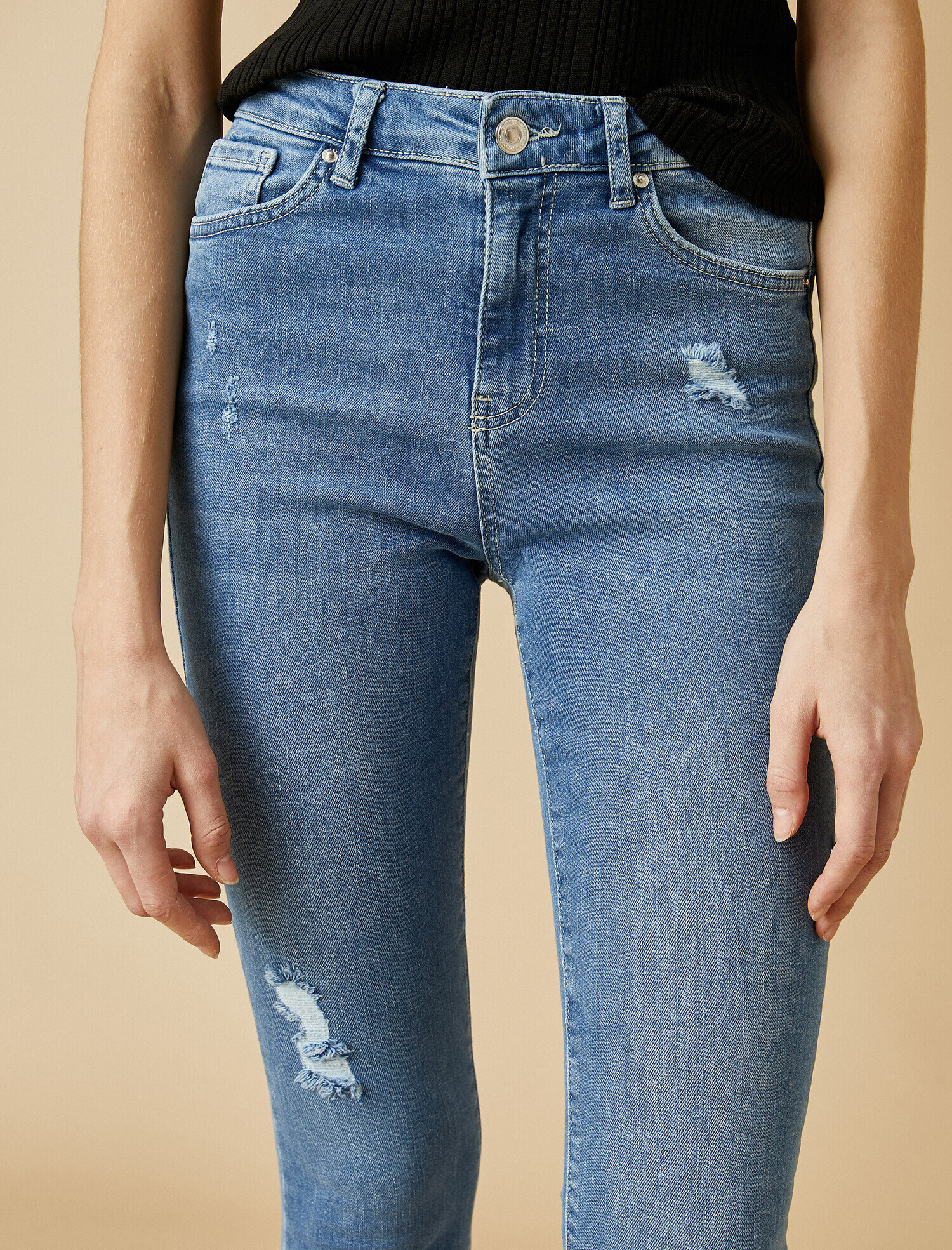   Yüksek Bel Skinny Kot Pantolon - Carmen Jean