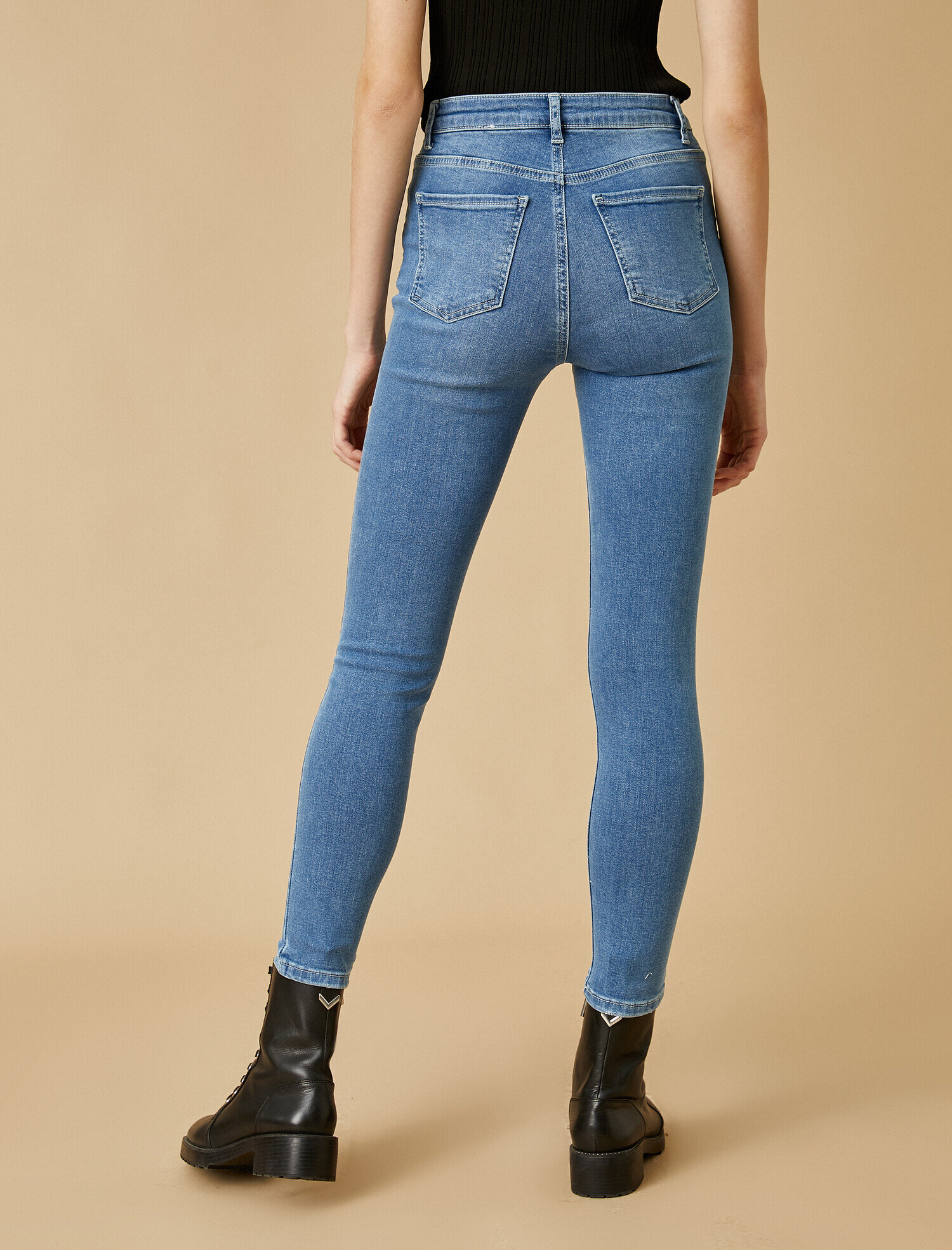   Yüksek Bel Skinny Kot Pantolon - Carmen Jean