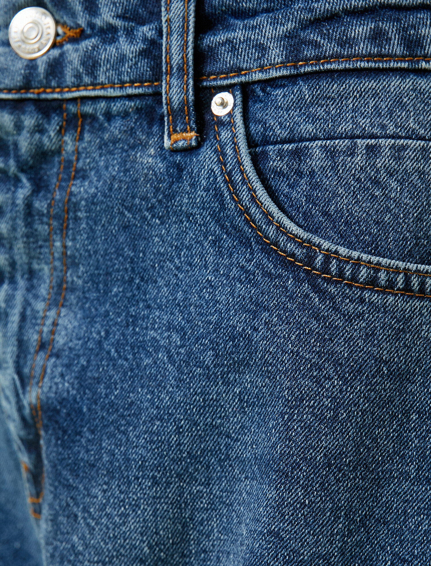   Mom Jean Normal Bel Dar Kesim Dar Paça Pantolon