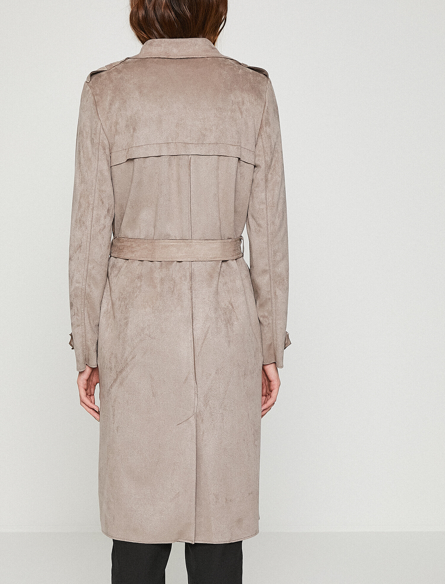   Beli Bağlamalı Trençkot