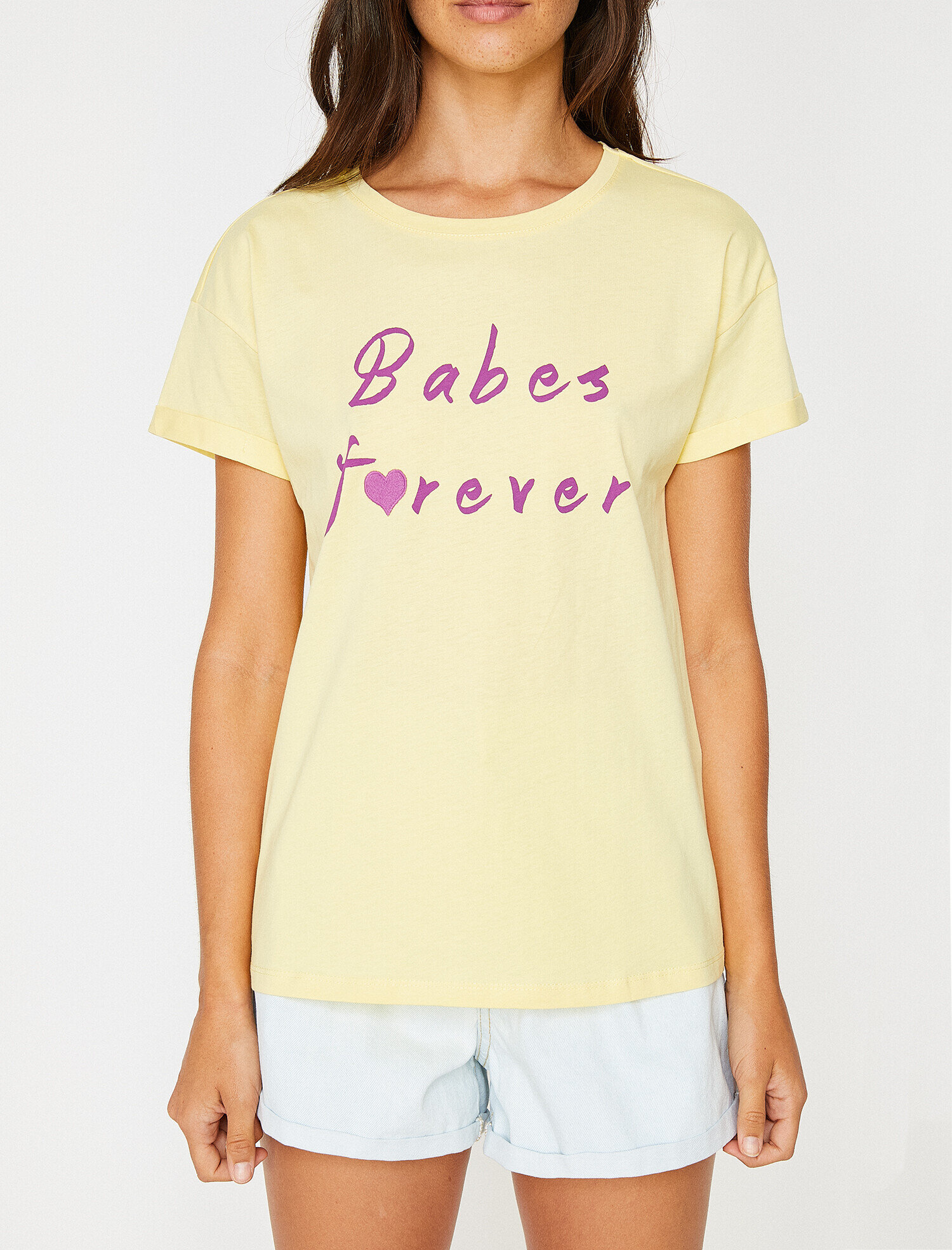   Yazılı Baskılı Tişört