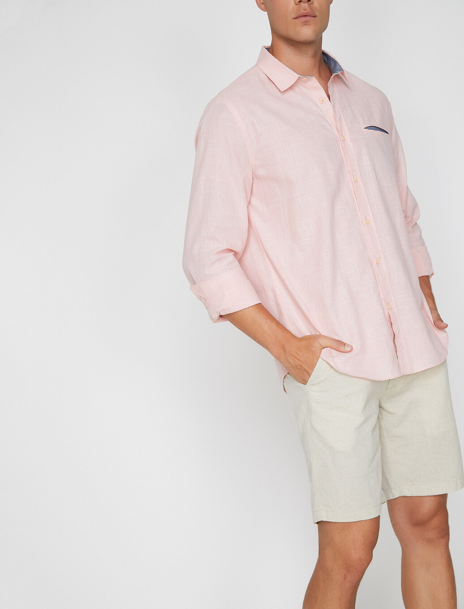   Cep Detaylı Gömlek