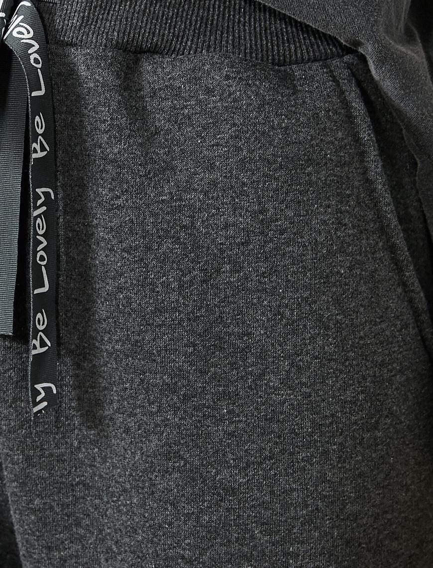   Jogger Eşofman Altı Beli Bağcıklı