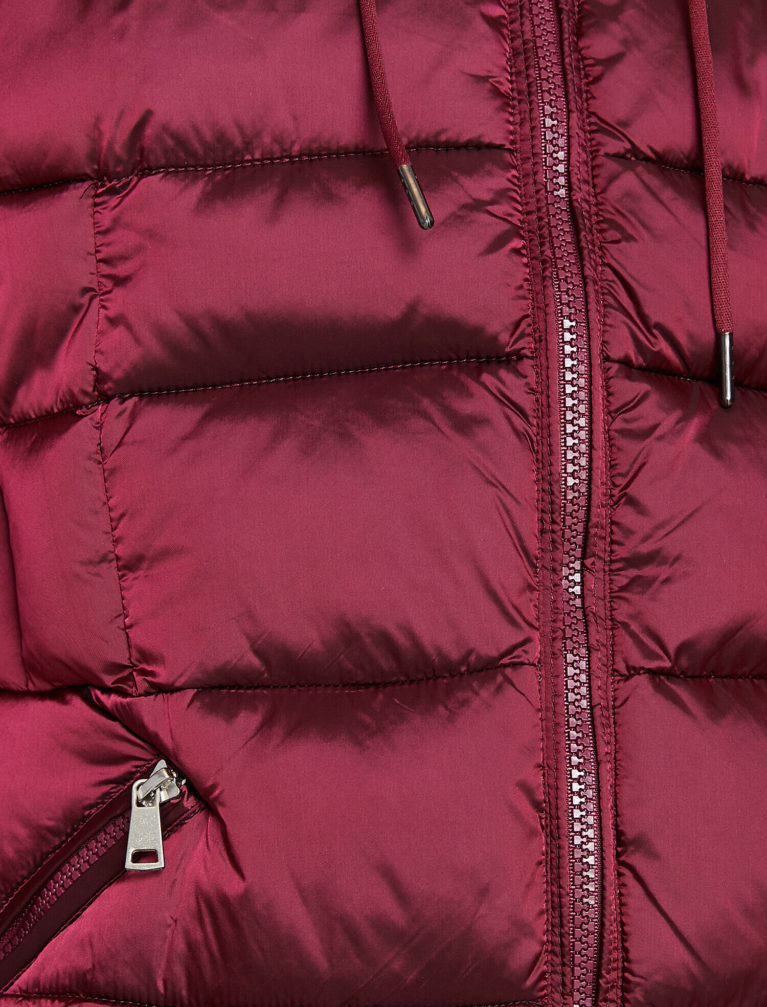   Kapitone Şişme Mont Dik Yaka Cepli