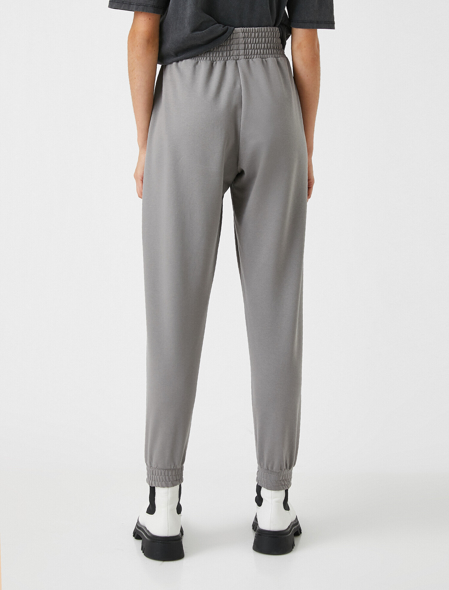   Jogger Eşofman Altı Beli Paçası Lastikli