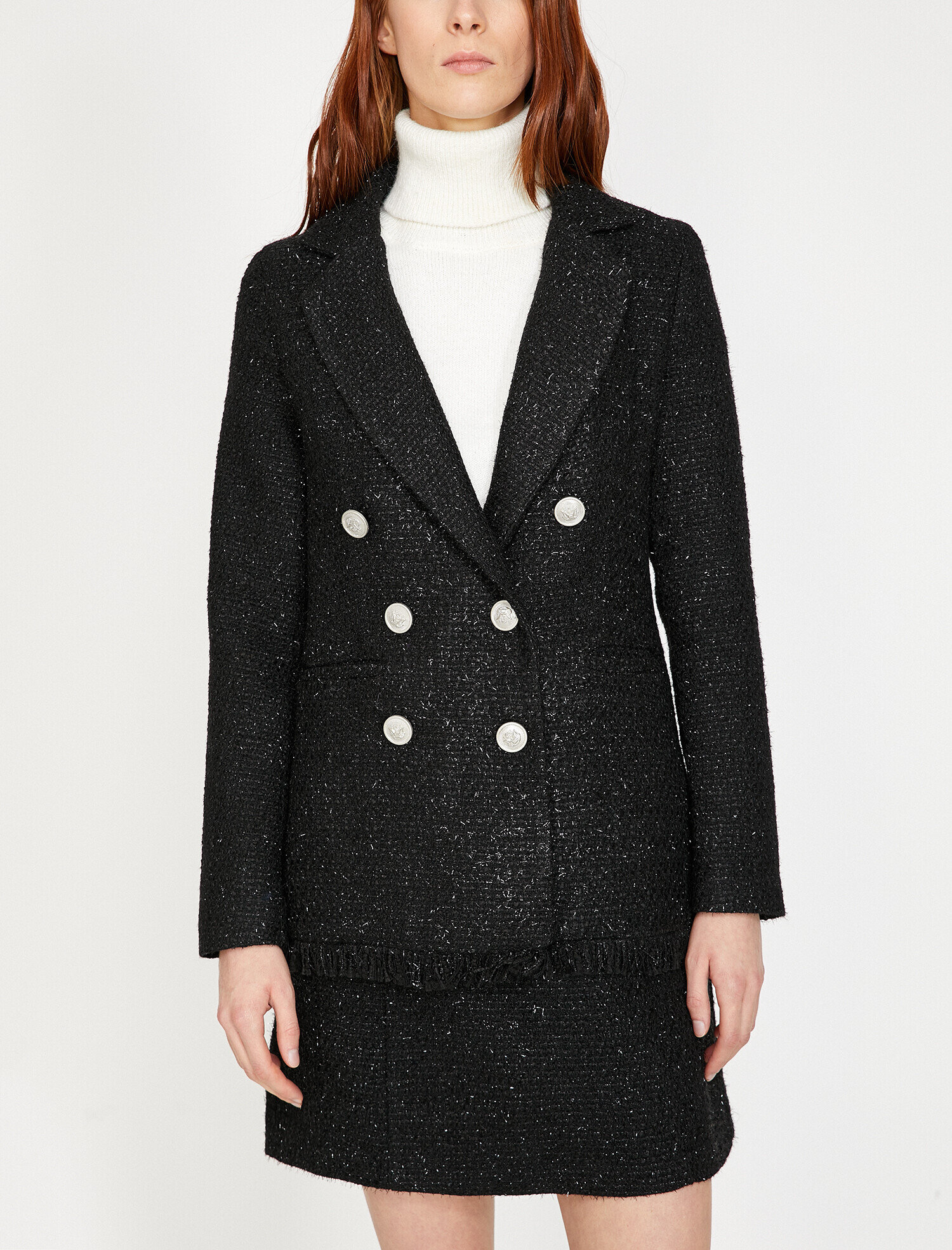   Düğme Detaylı Mont