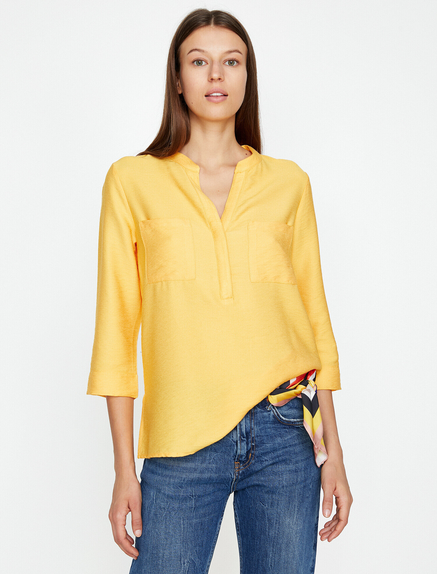   Cep Detaylı Bluz