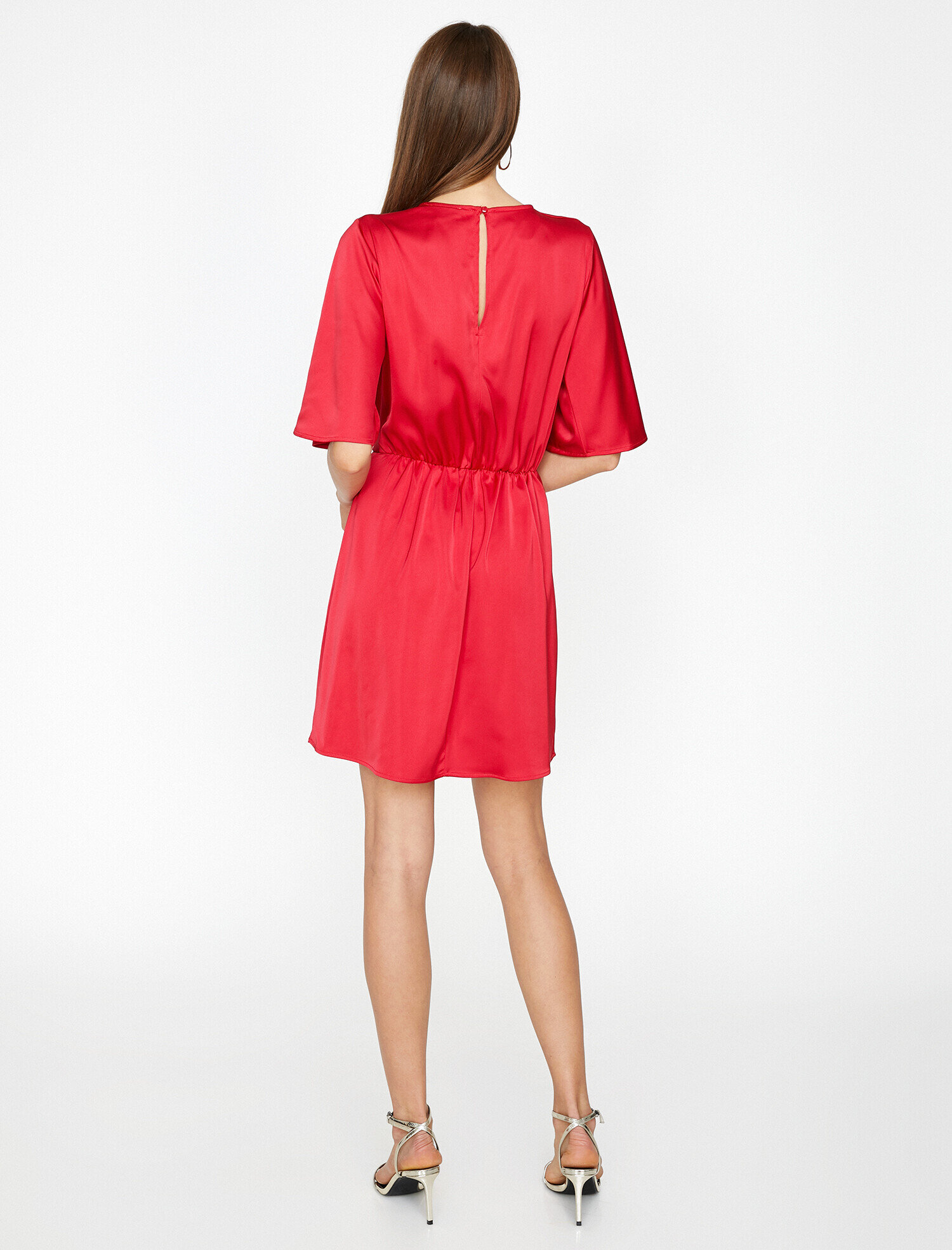 Beli Bağlamalı Abiye Elbise