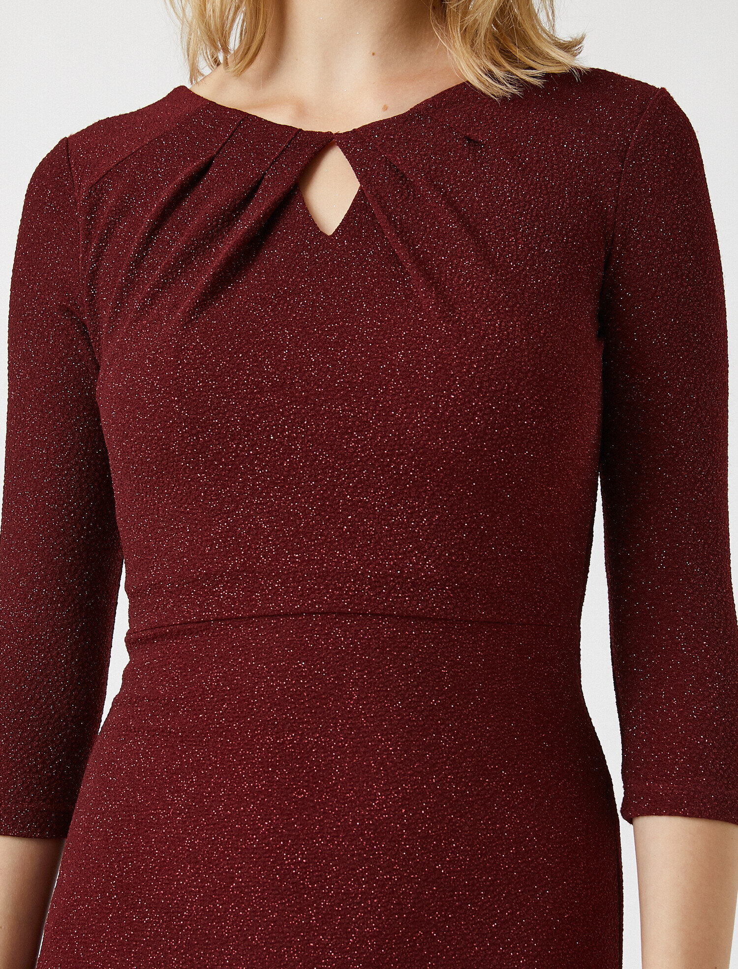   Sim Detaylı Abiye Elbise