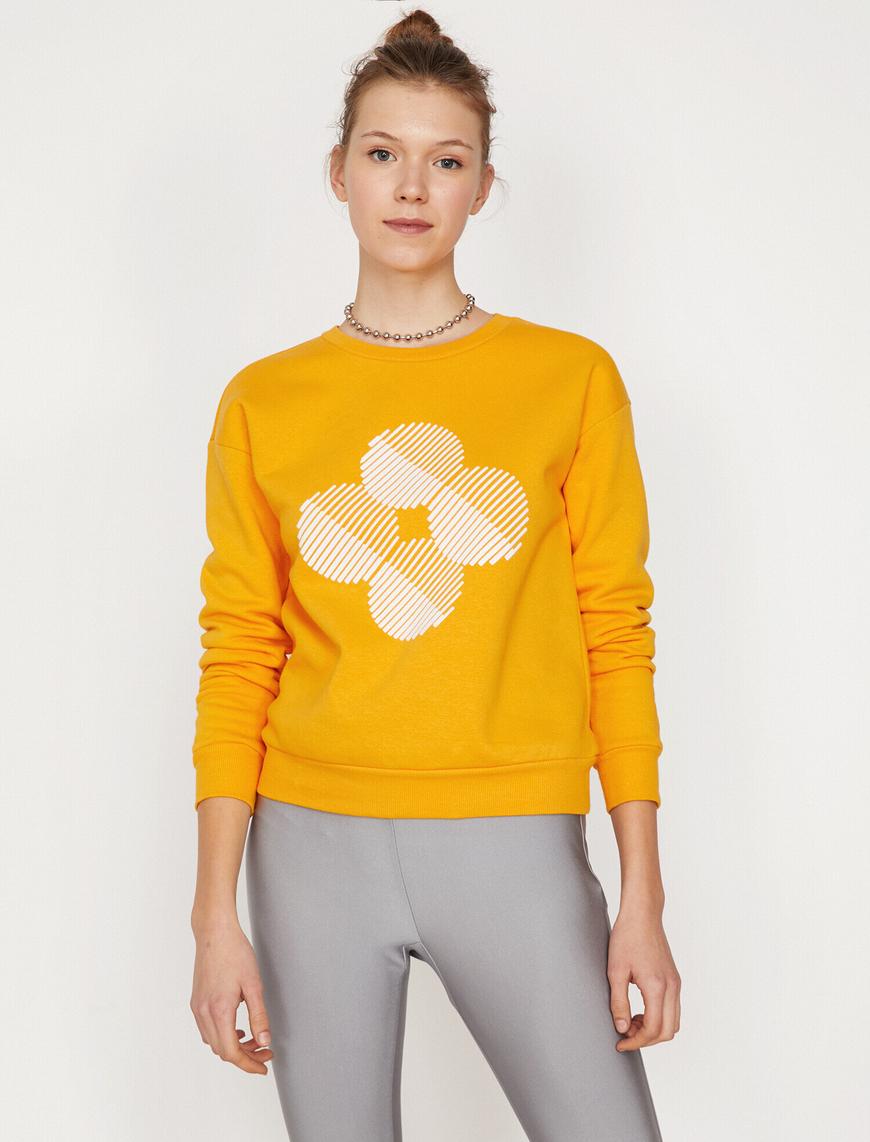   Baskılı Sweatshirt