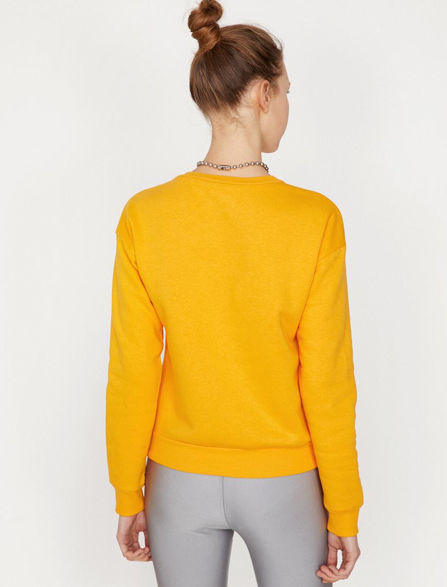   Baskılı Sweatshirt
