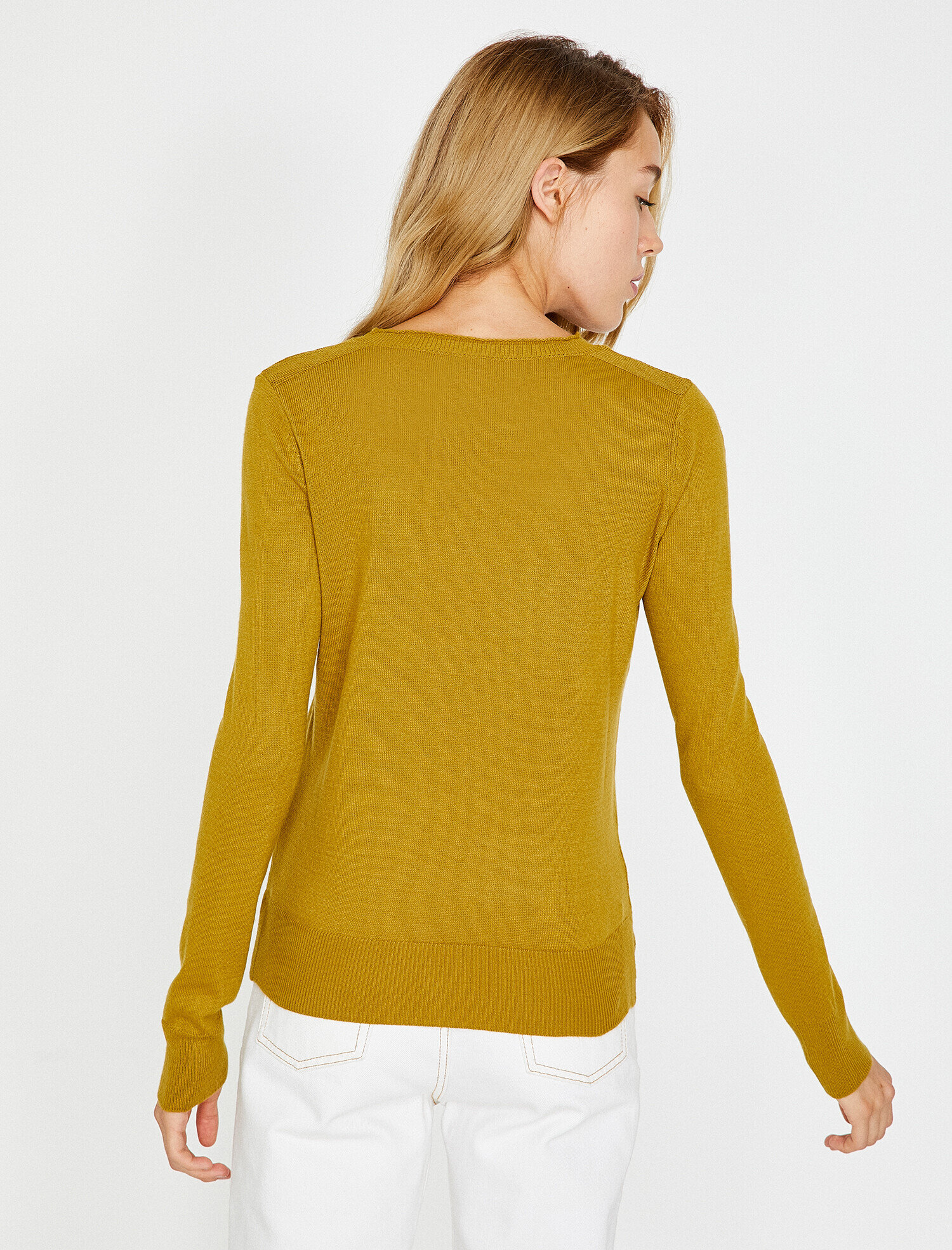   Bisiklet Yaka Triko Kazak