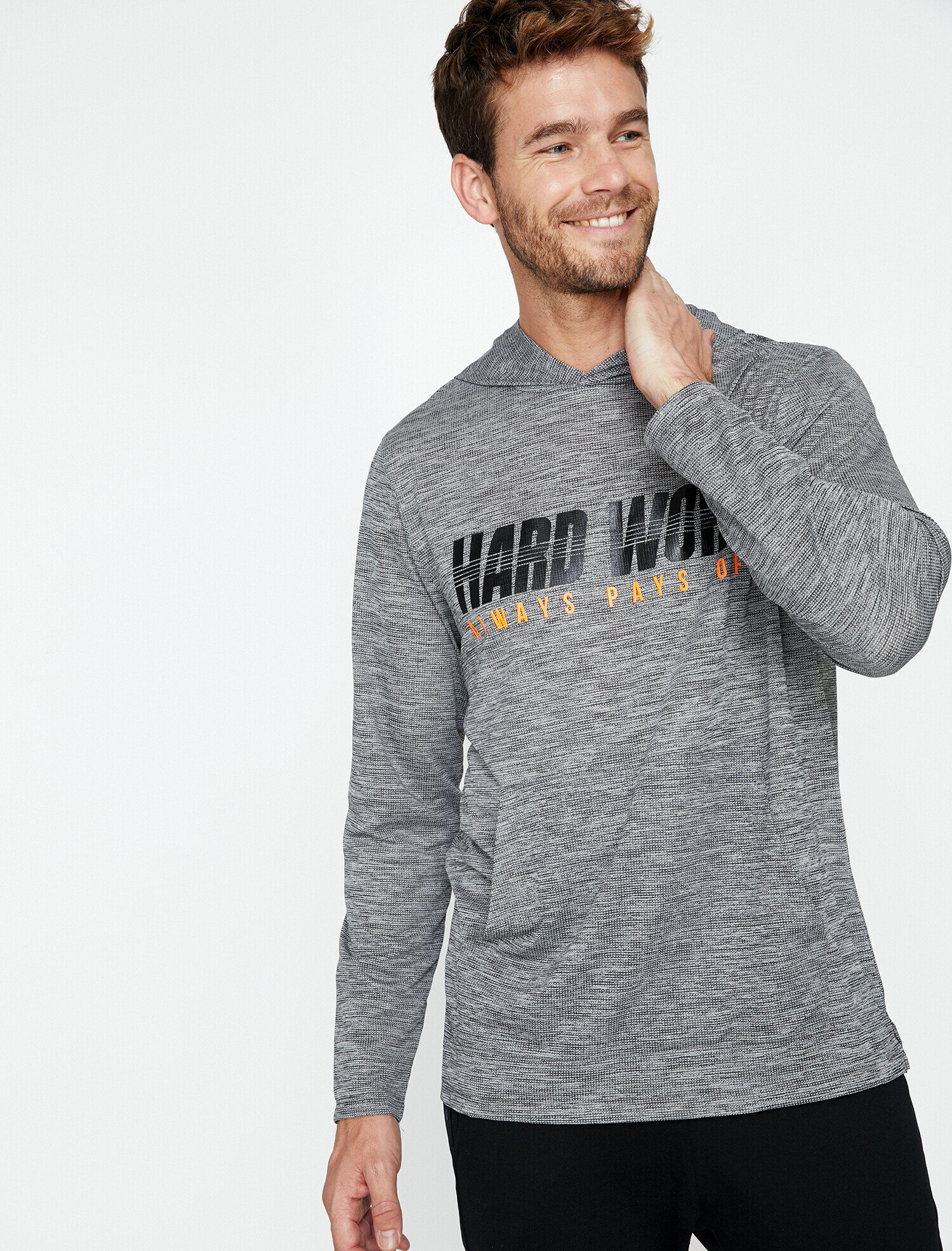   Yazılı Baskılı Sweatshirt