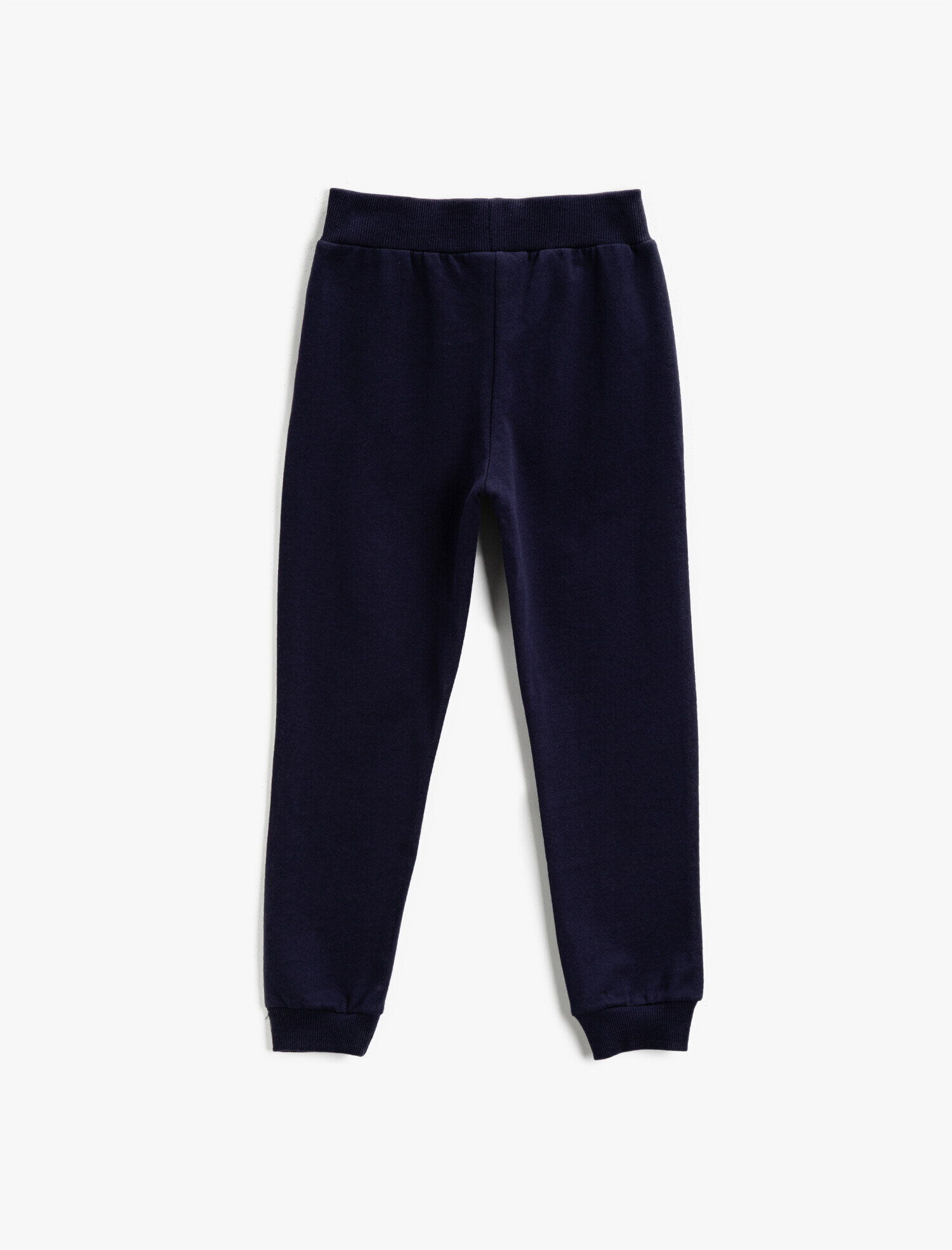  Kız Çocuk Beli Lastikli Eşofman Altı Pamuklu