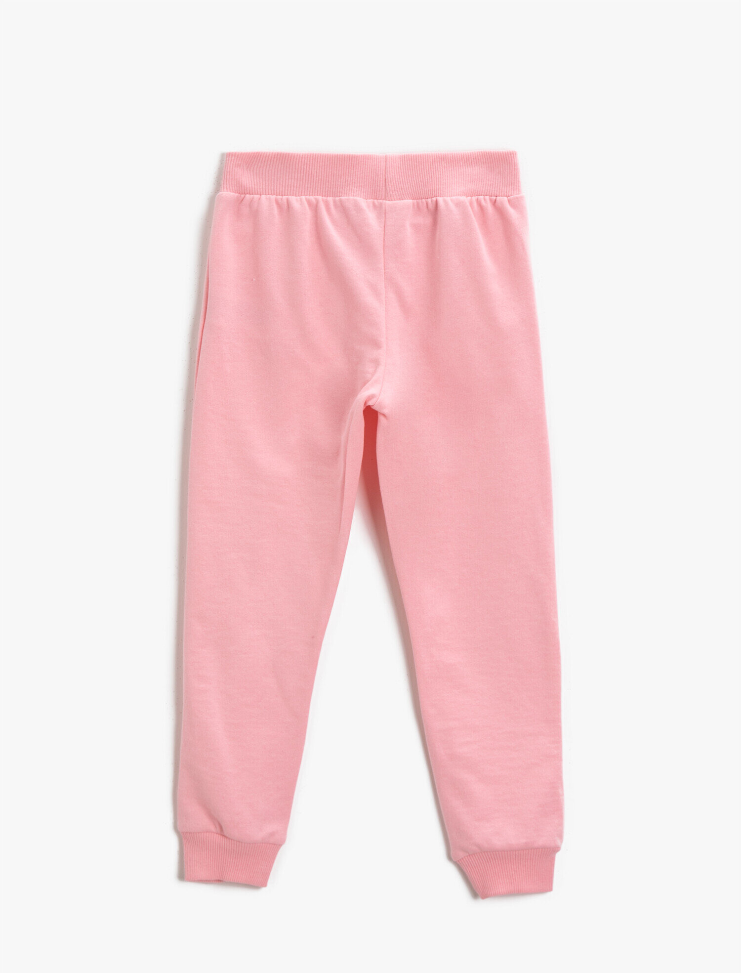  Kız Çocuk Beli Lastikli Eşofman Altı Pamuklu