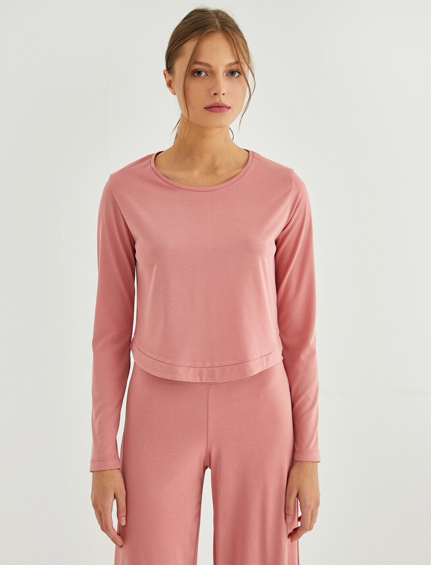   Uzun Kollu Pijama Üstü