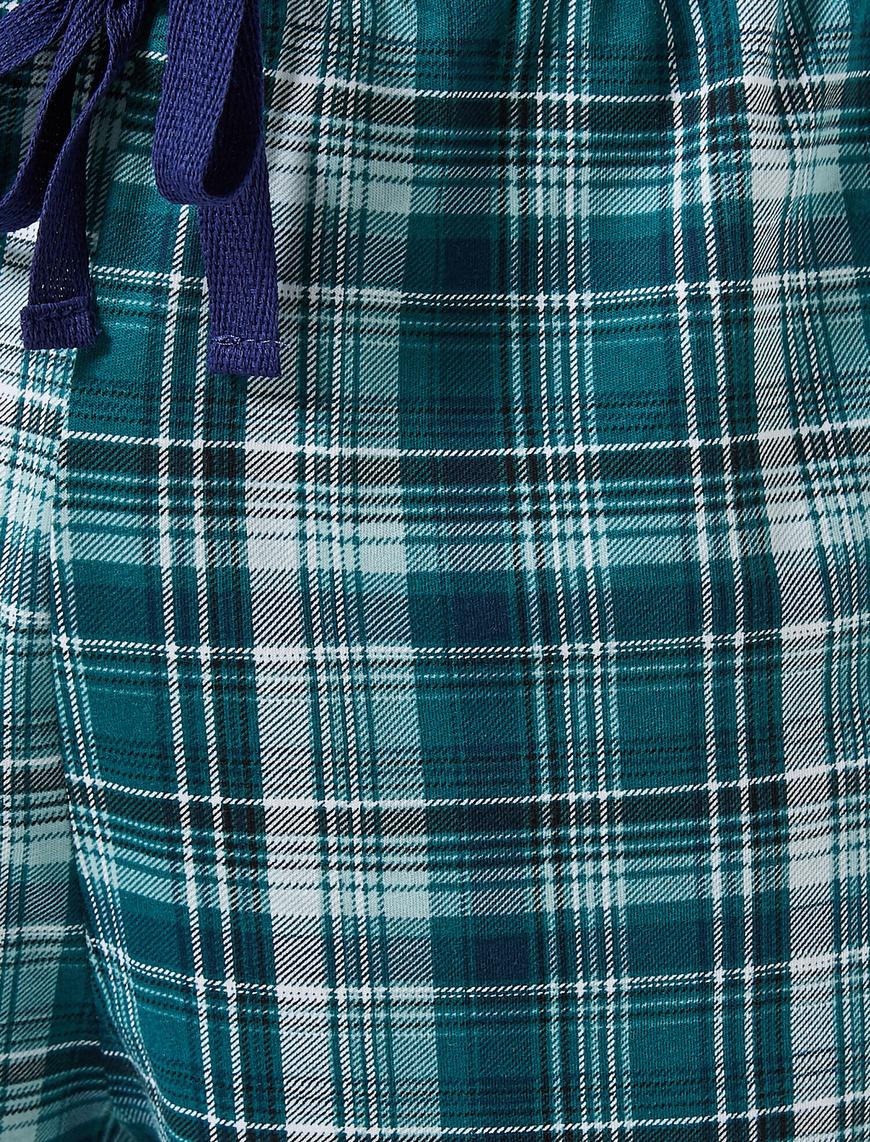   Ekoseli Baskılı Pijama Seti