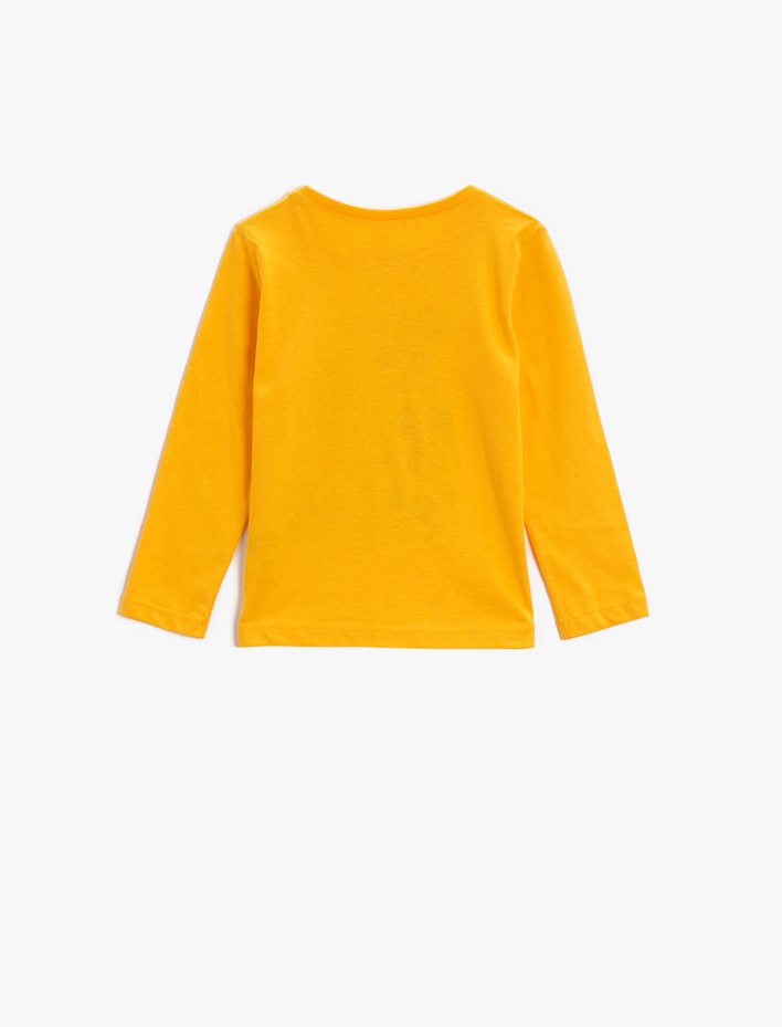 Erkek Bebek Uzun Kollu Tişört Baskılı Pamuklu